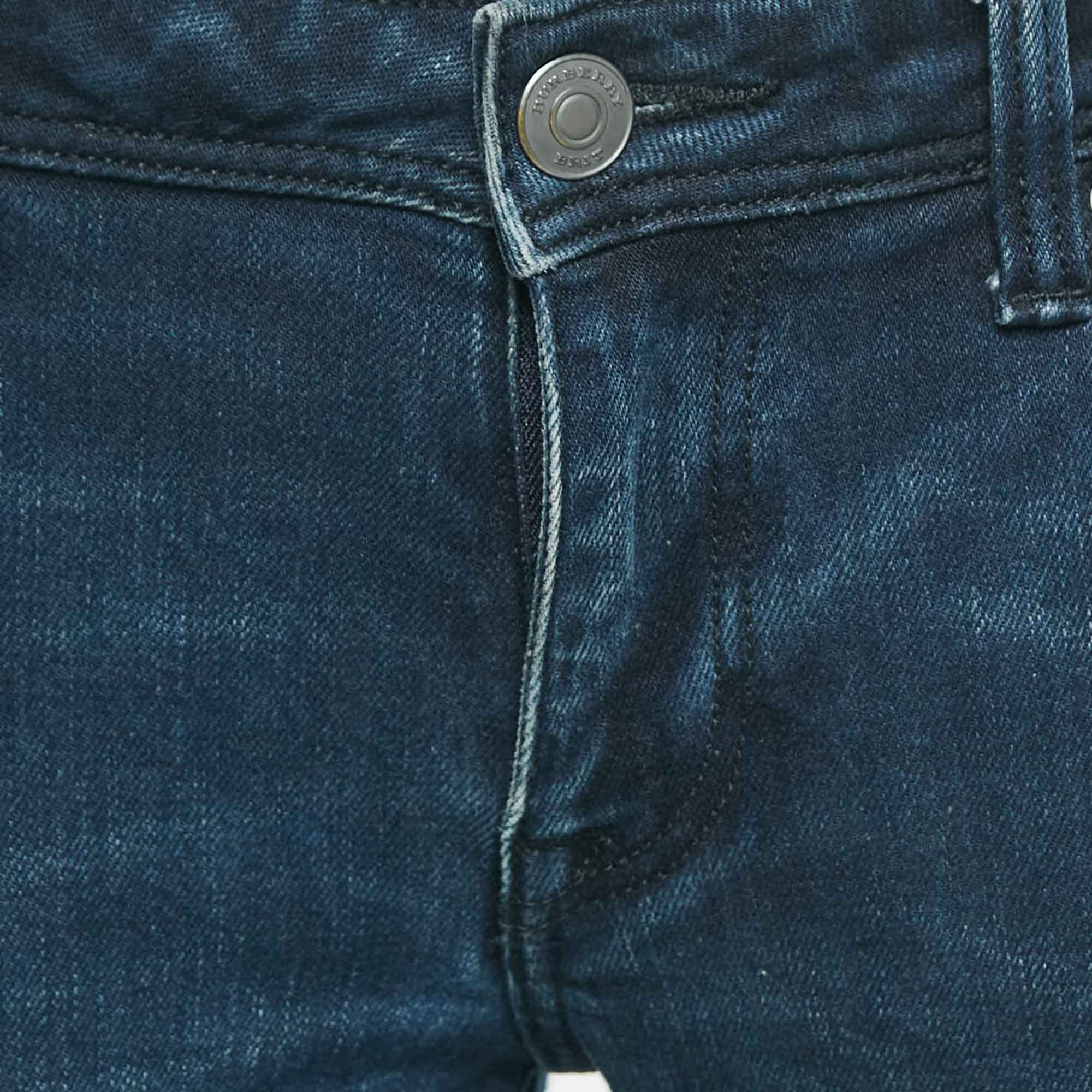 Blue Brit Blue Denim Skin Fit Jeans M Waist 28"