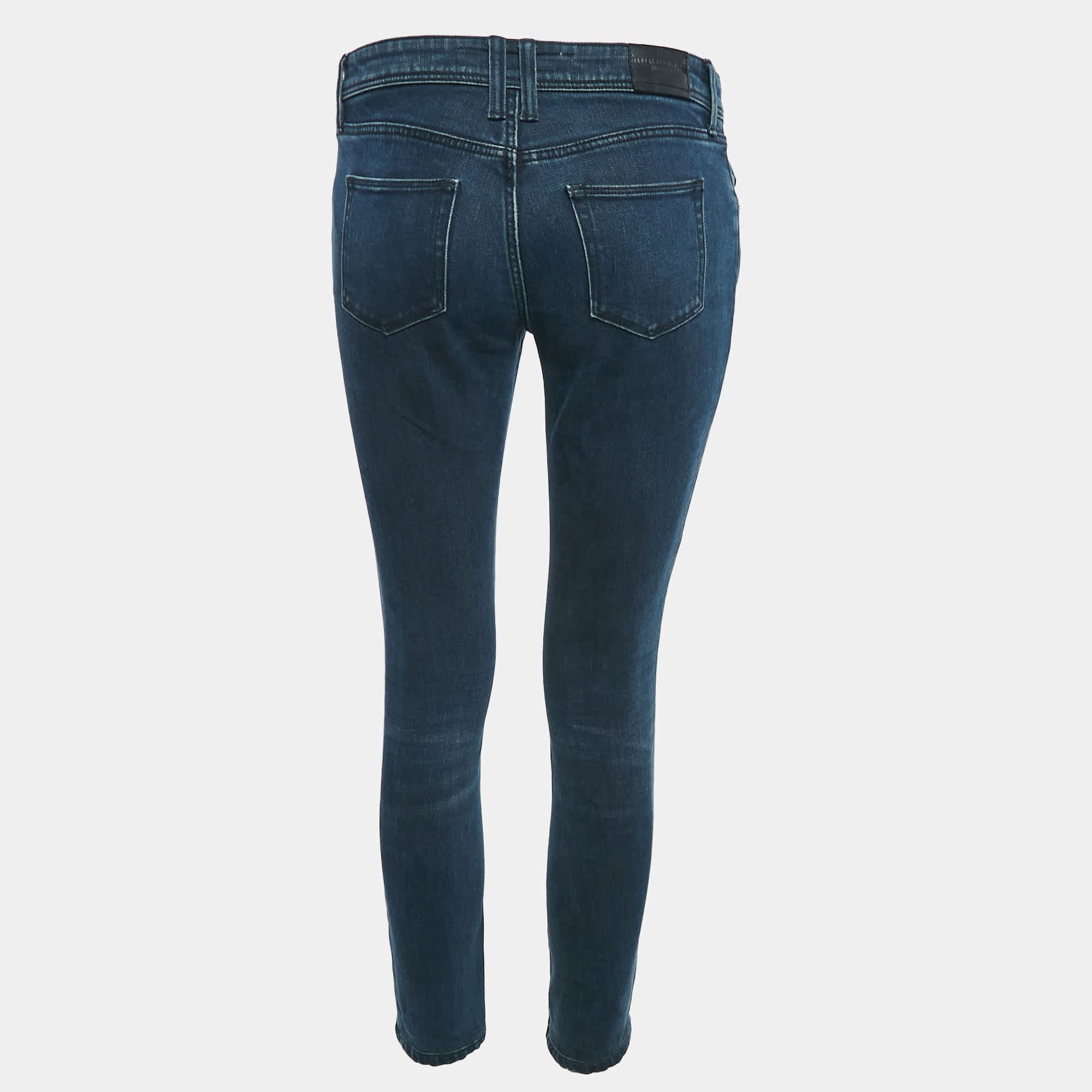 Blue Brit Blue Denim Skin Fit Jeans M Waist 28"