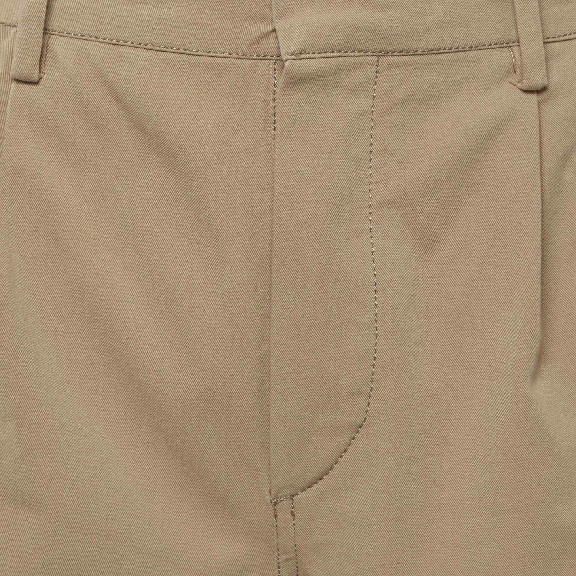 GABARDINE Etro Brown Gabardine Shorts