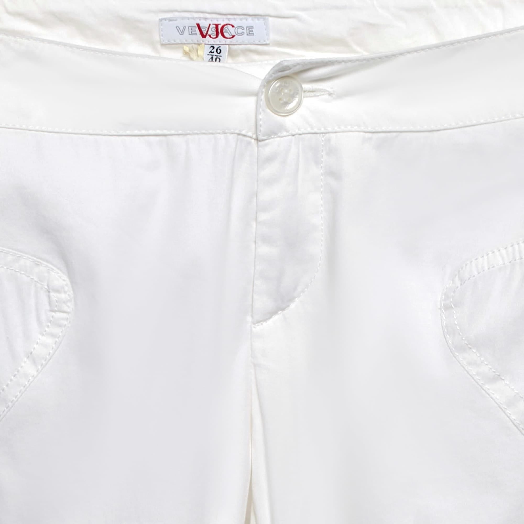 COUTURE Jeans Couture White Cotton Trousers