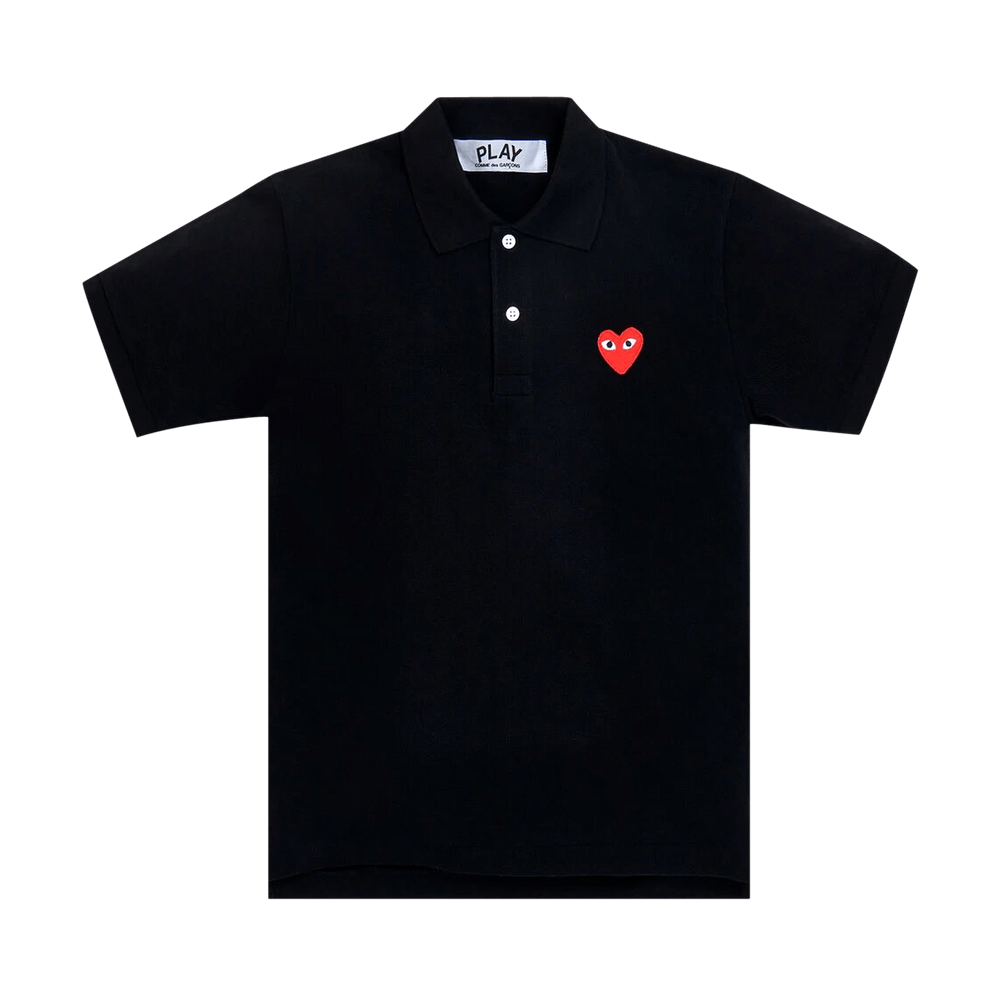 Comme des Garçons PLAY Polo Shirt Black