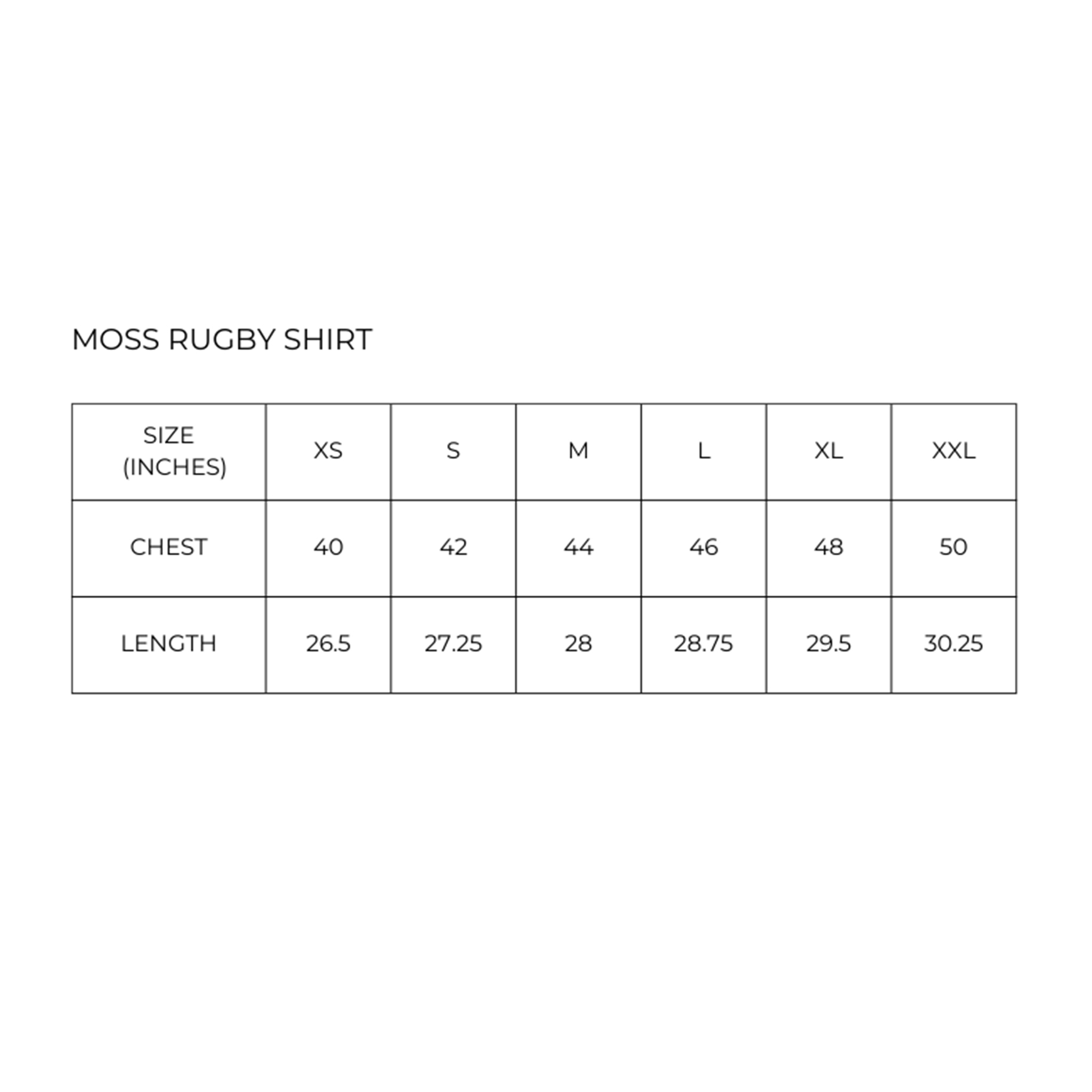 CRCLE MOSS RUGBY SHIRT