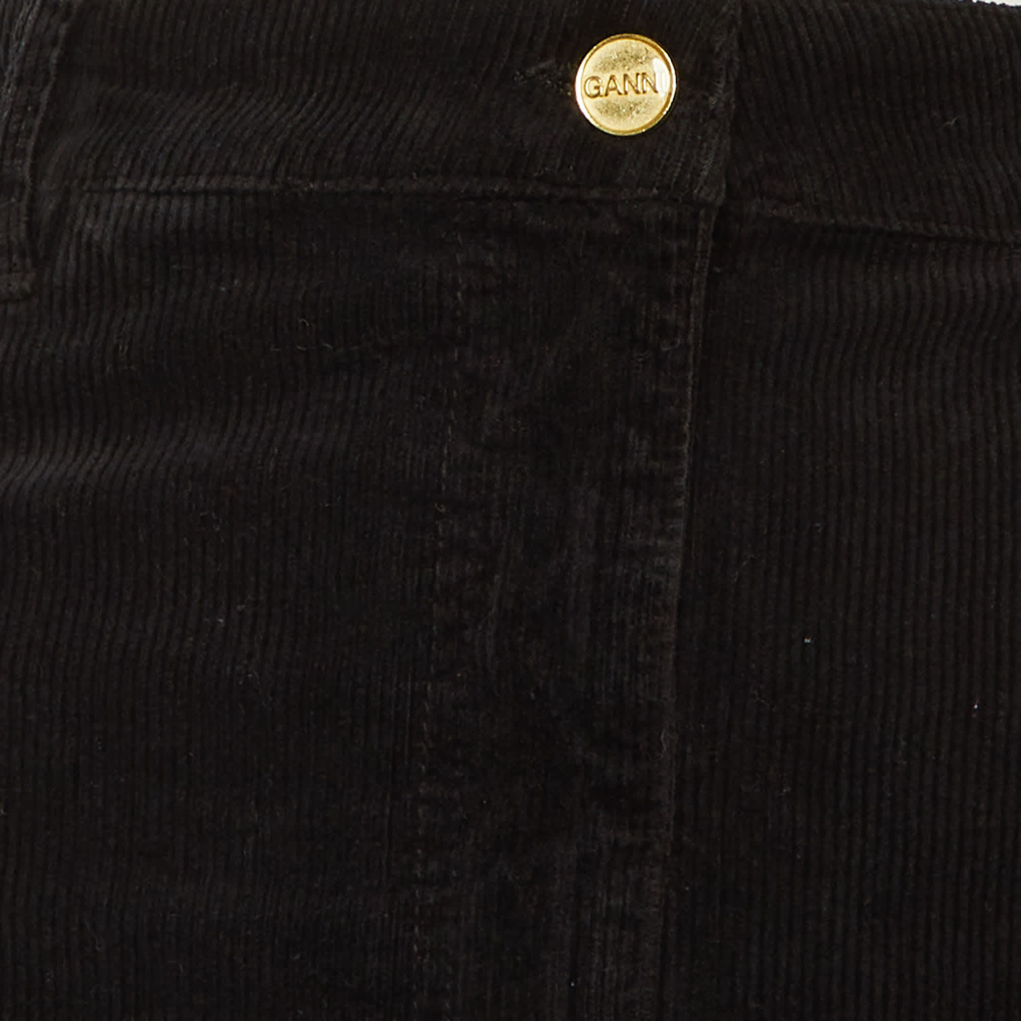 Corduroy Ganni Black Corduroy Maxi Skirt