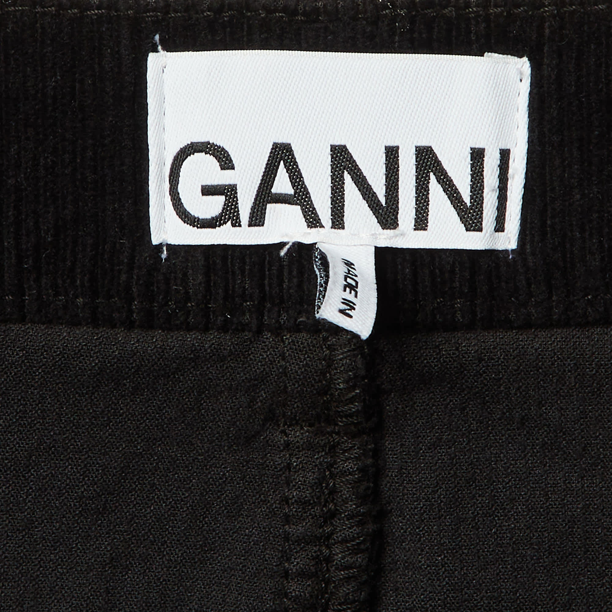 Corduroy Ganni Black Corduroy Maxi Skirt