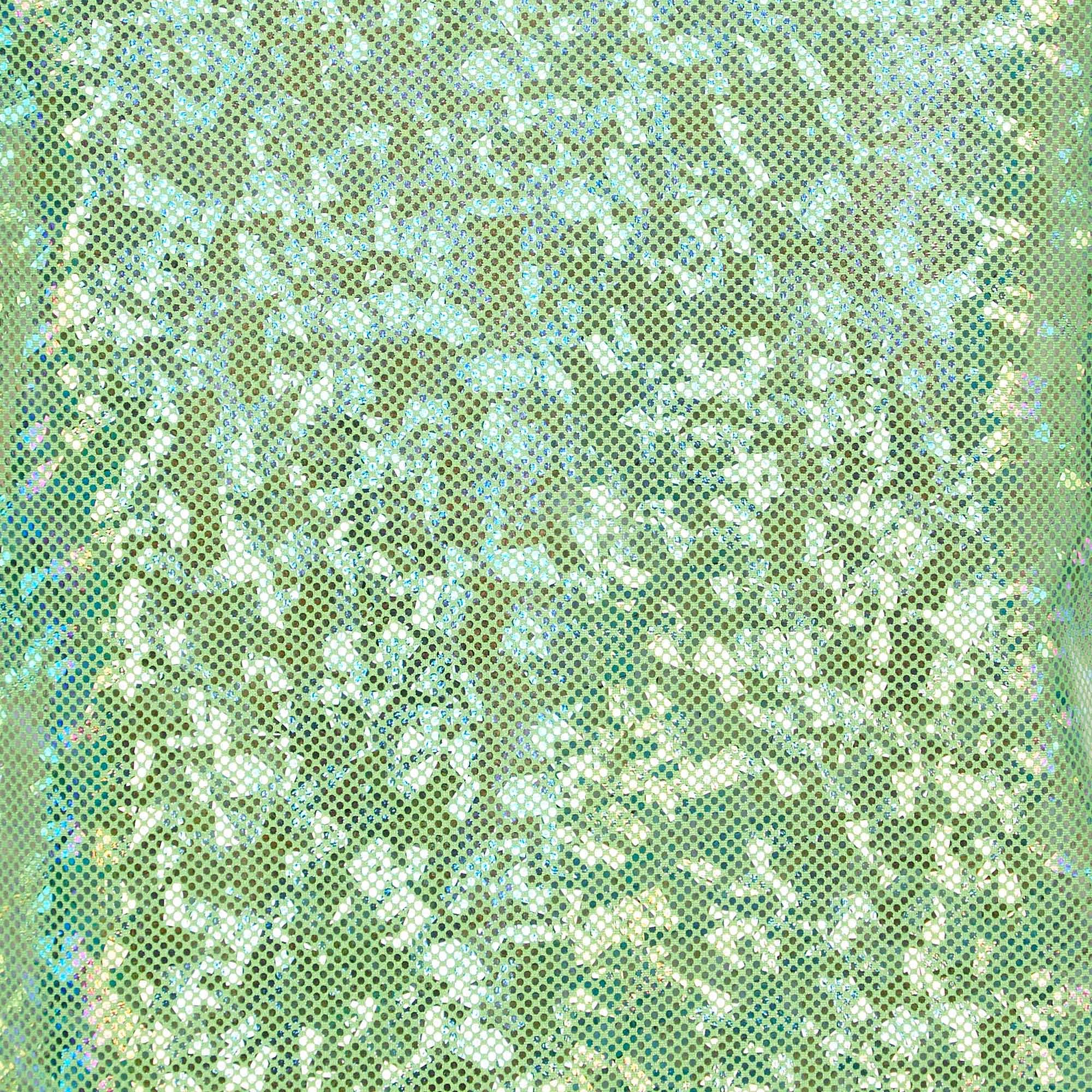 Saks Potts Poison Green Foil Print Jersey Cut - Out Top