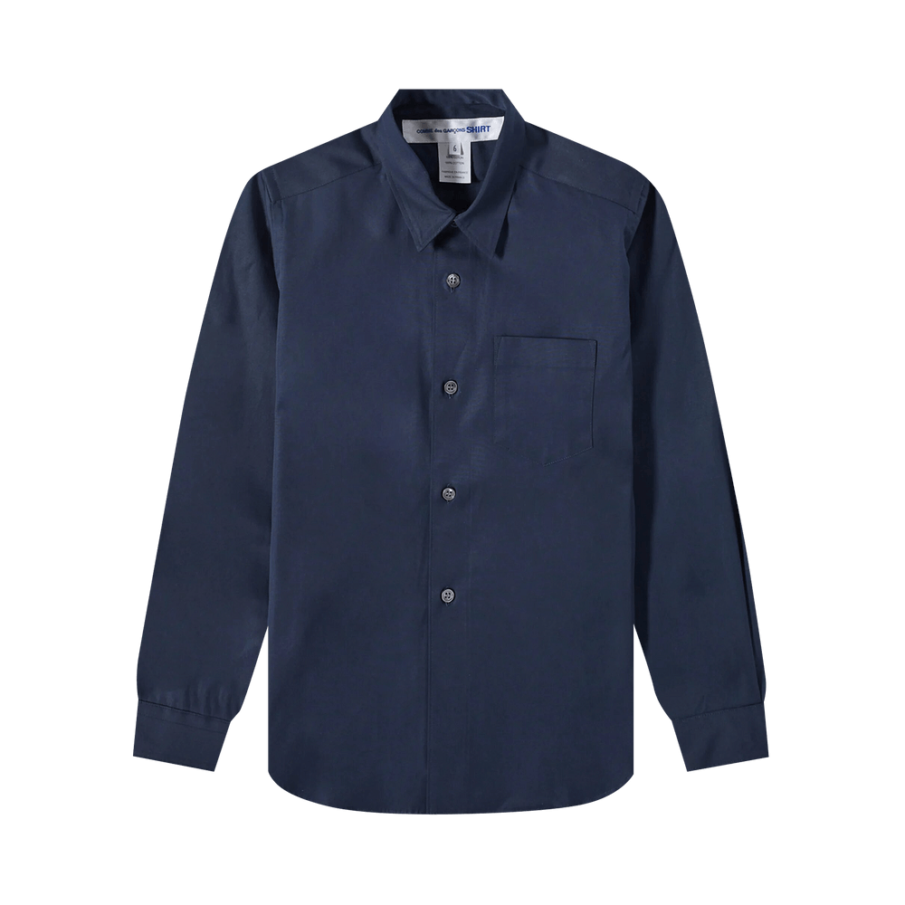Comme des Garçons SHIRT Kids Forever Poplin Shirt Navy