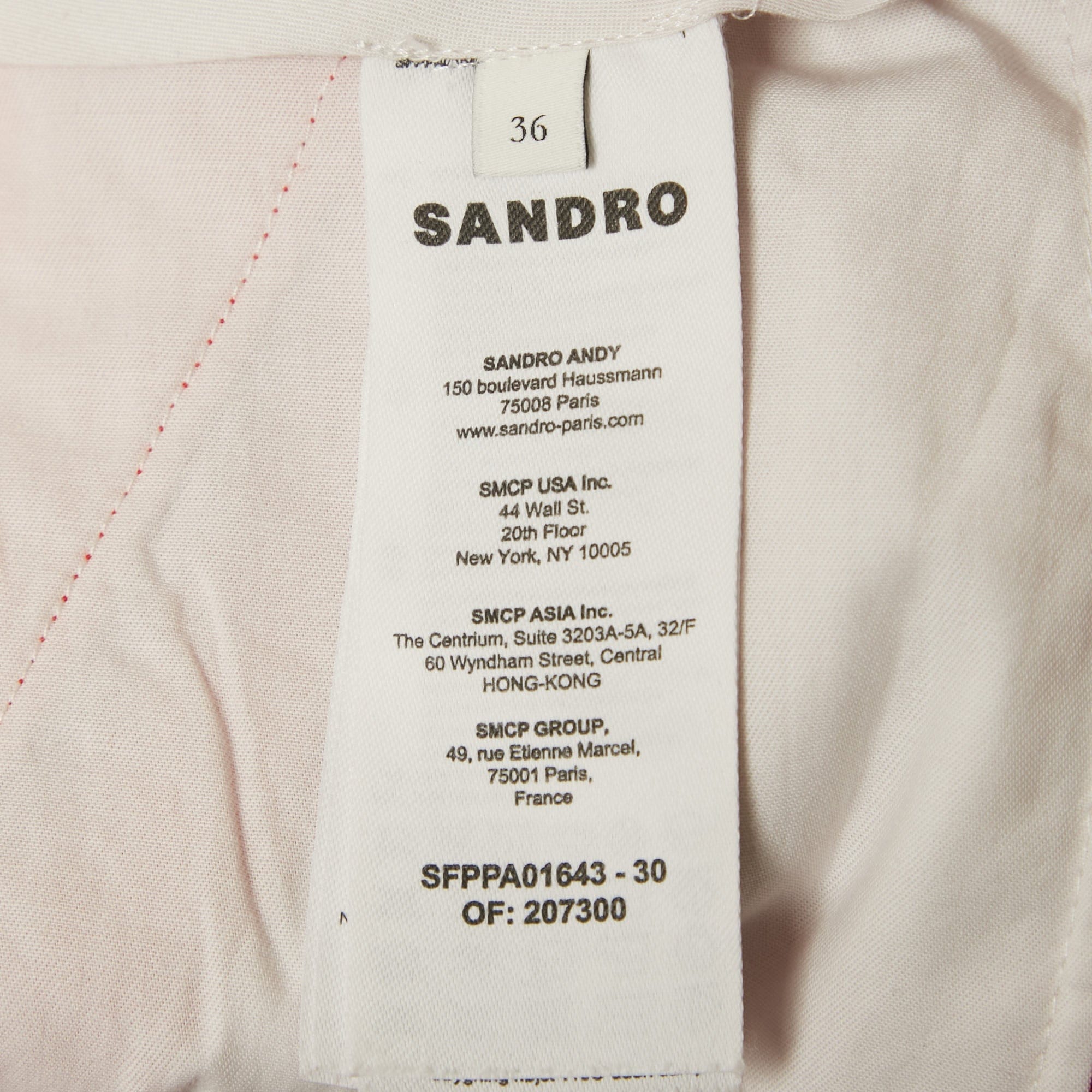 BLEND Red Linen Blend Trousers