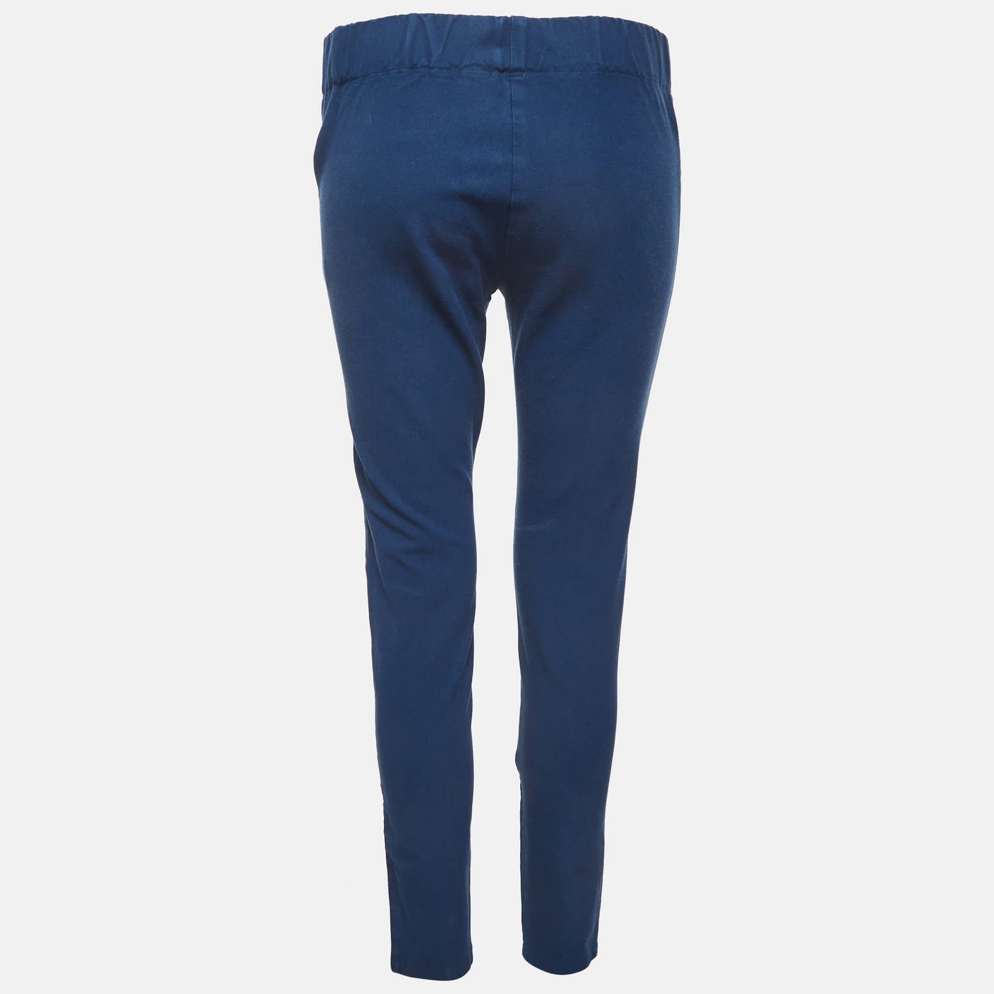 GABARDINE Joseph Blue Stretch Gabardine Leggings