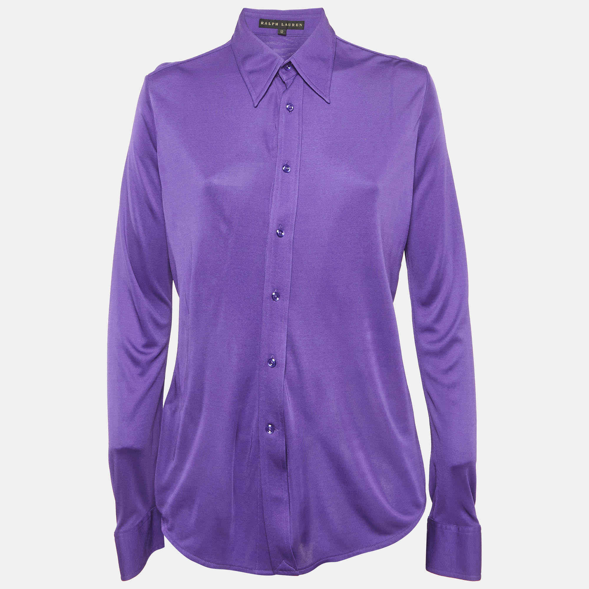 Ralph Lauren Purple Jersey Long Sleeve Shirt
