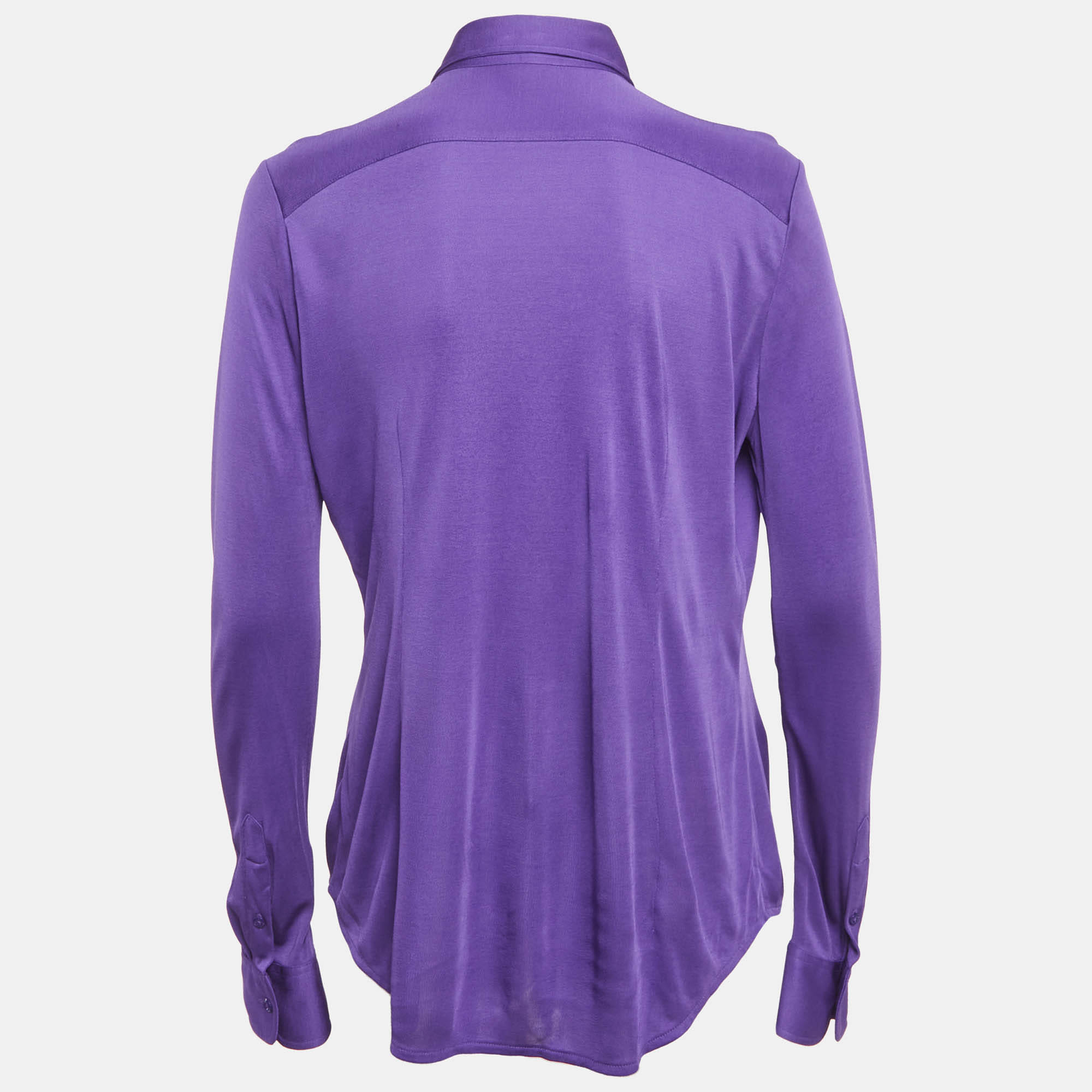 Ralph Lauren Purple Jersey Long Sleeve Shirt