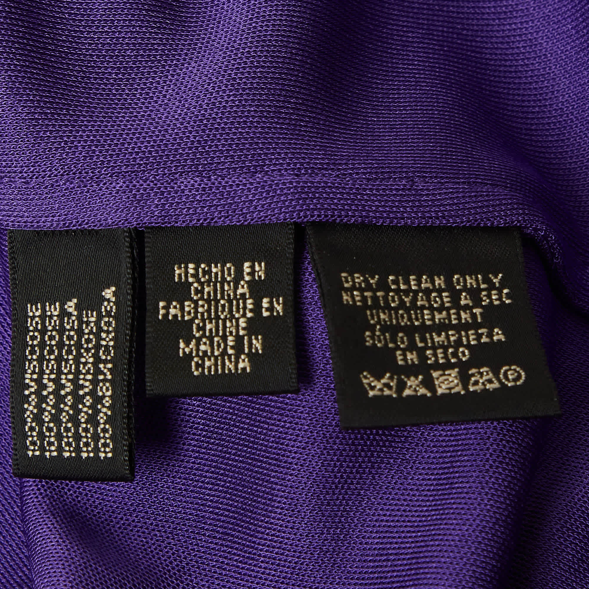 Ralph Lauren Purple Jersey Long Sleeve Shirt