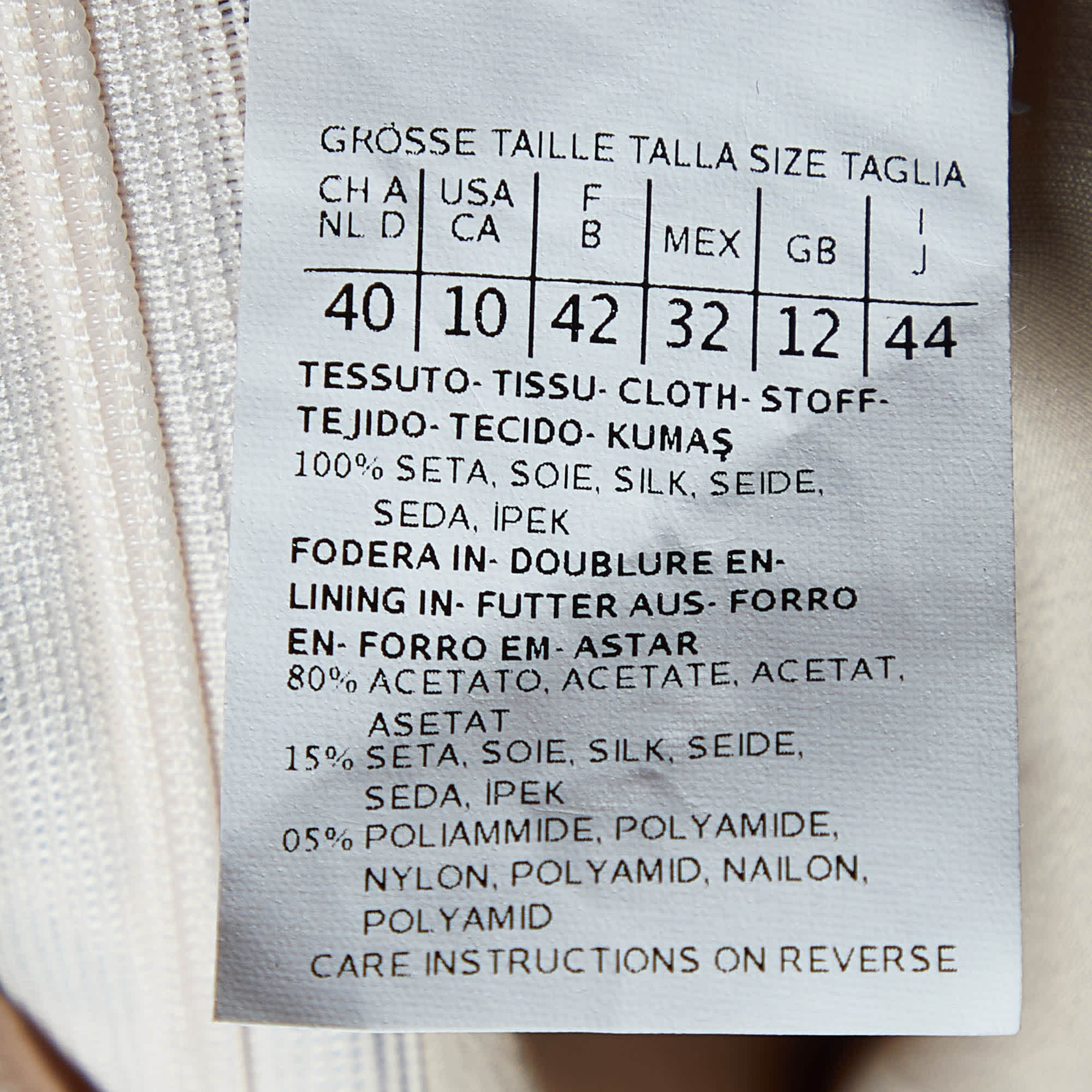 Max Mara Studio Pale Pink Printed Silk Sleeveless Dress