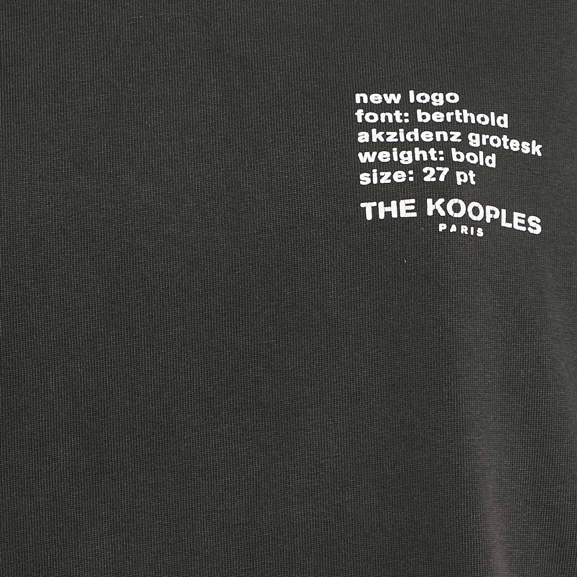 Logo Black Logo Print Jersey Crew Neck T - Shirt