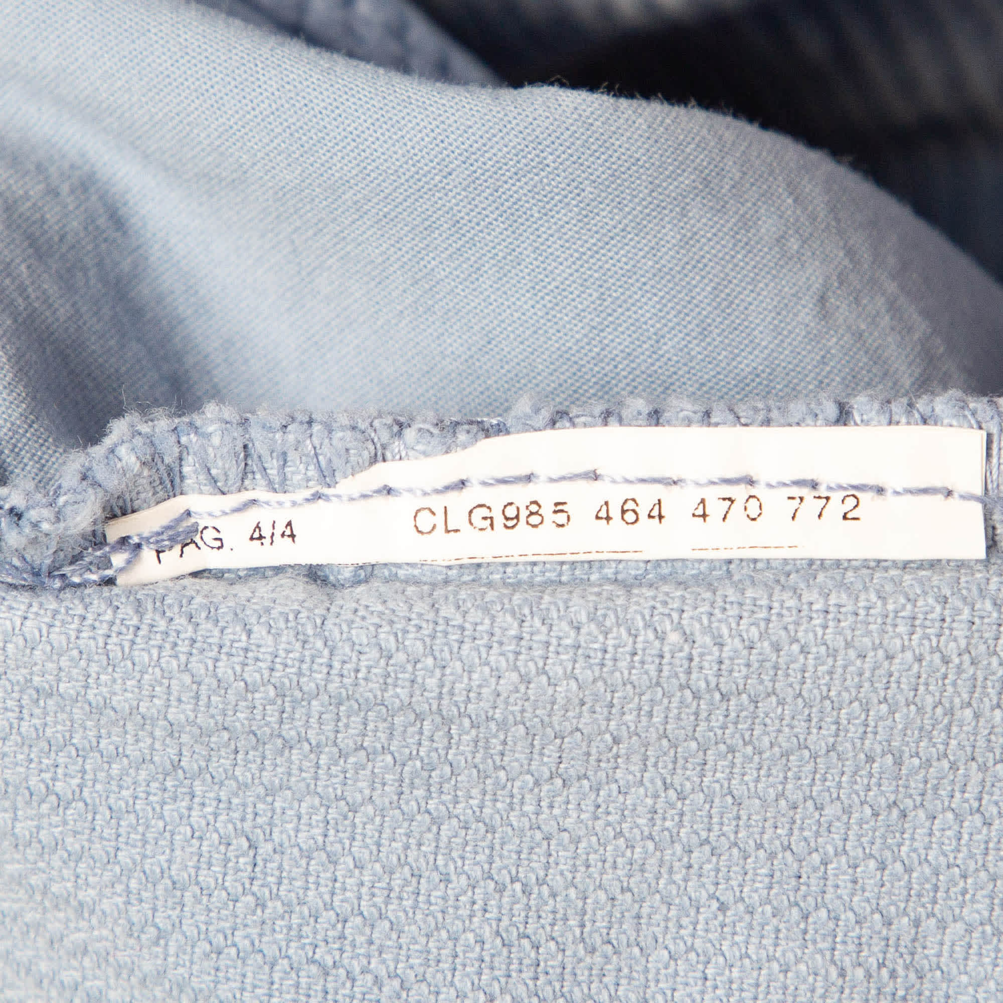 Corduroy Blue Corduroy High Rise Skinny Jeans L Waist 31"