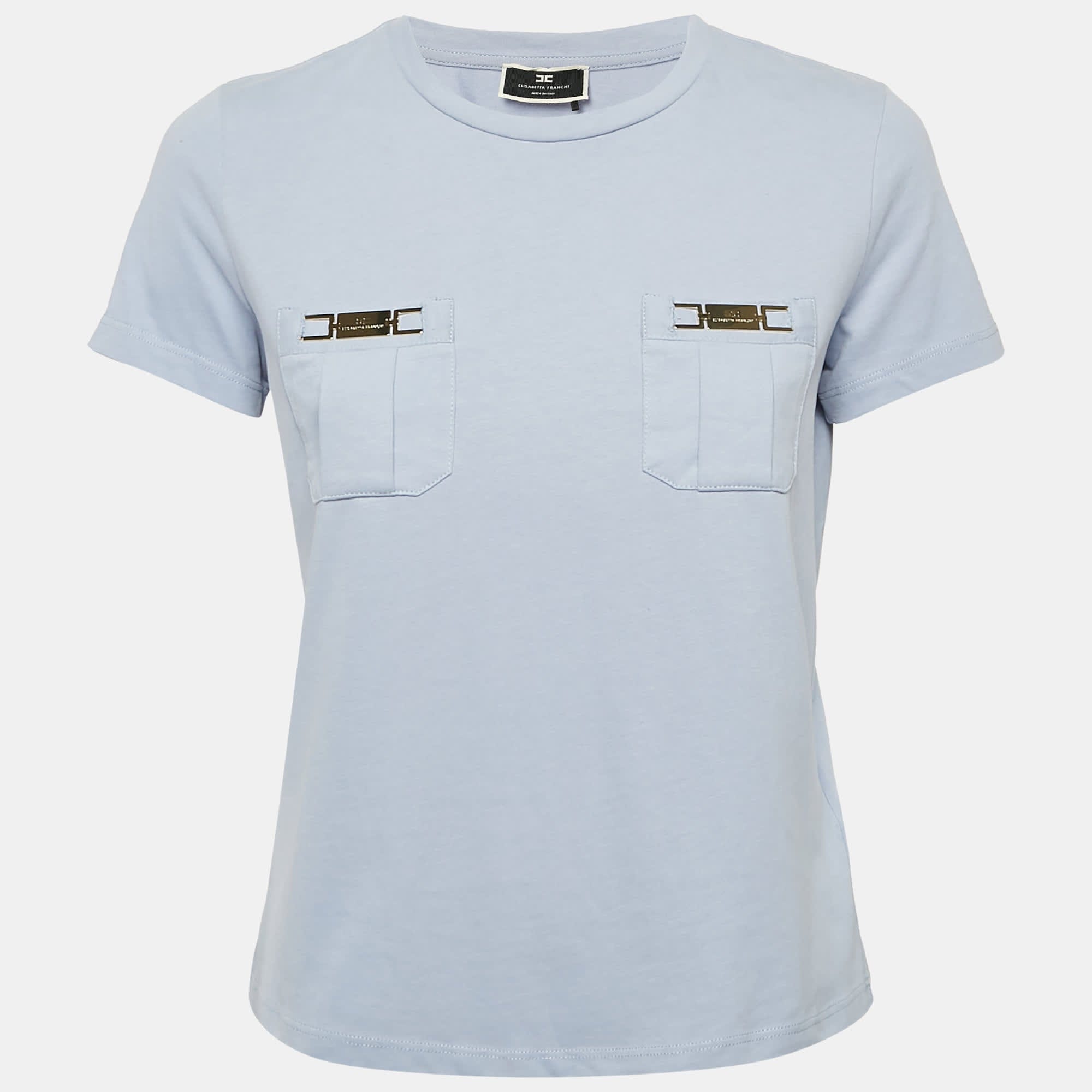Logo Lavender Logo Plaque Jersey T - Shirt