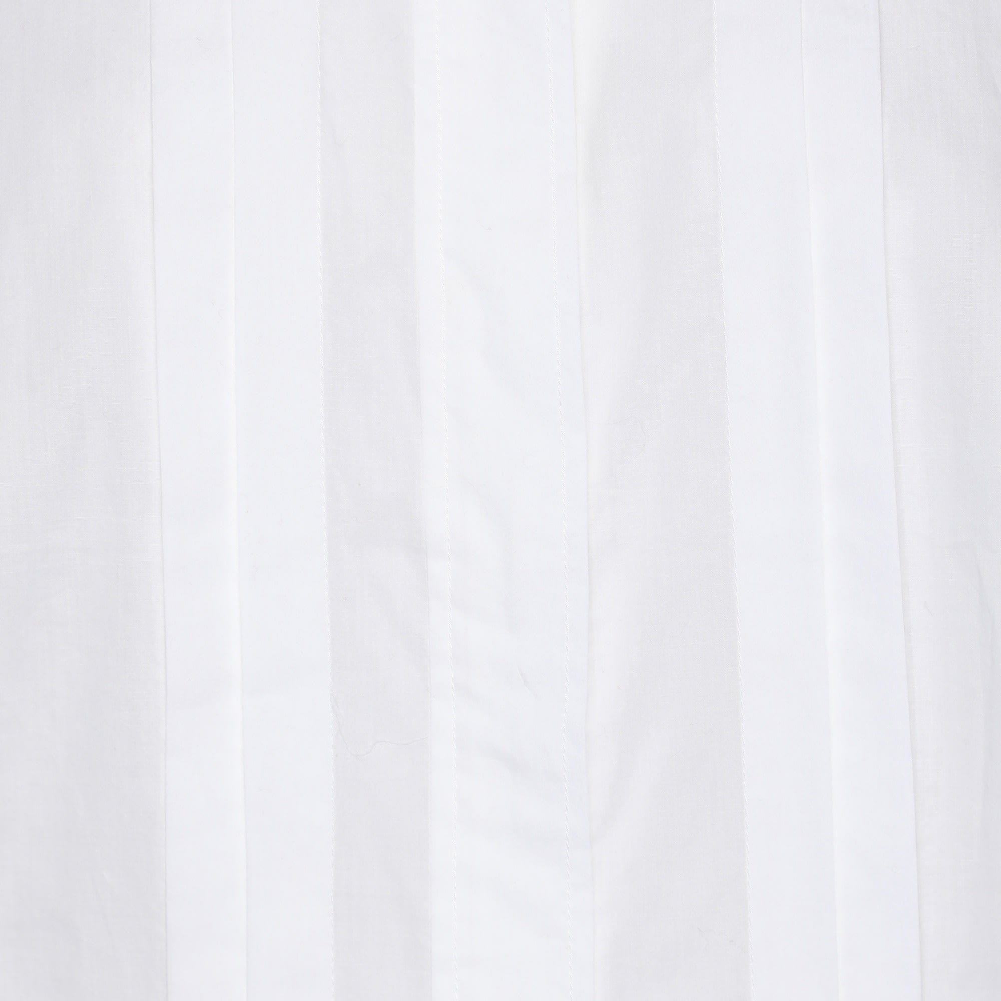 White Cotton Front Zip Short Sleeve Shirt Xl