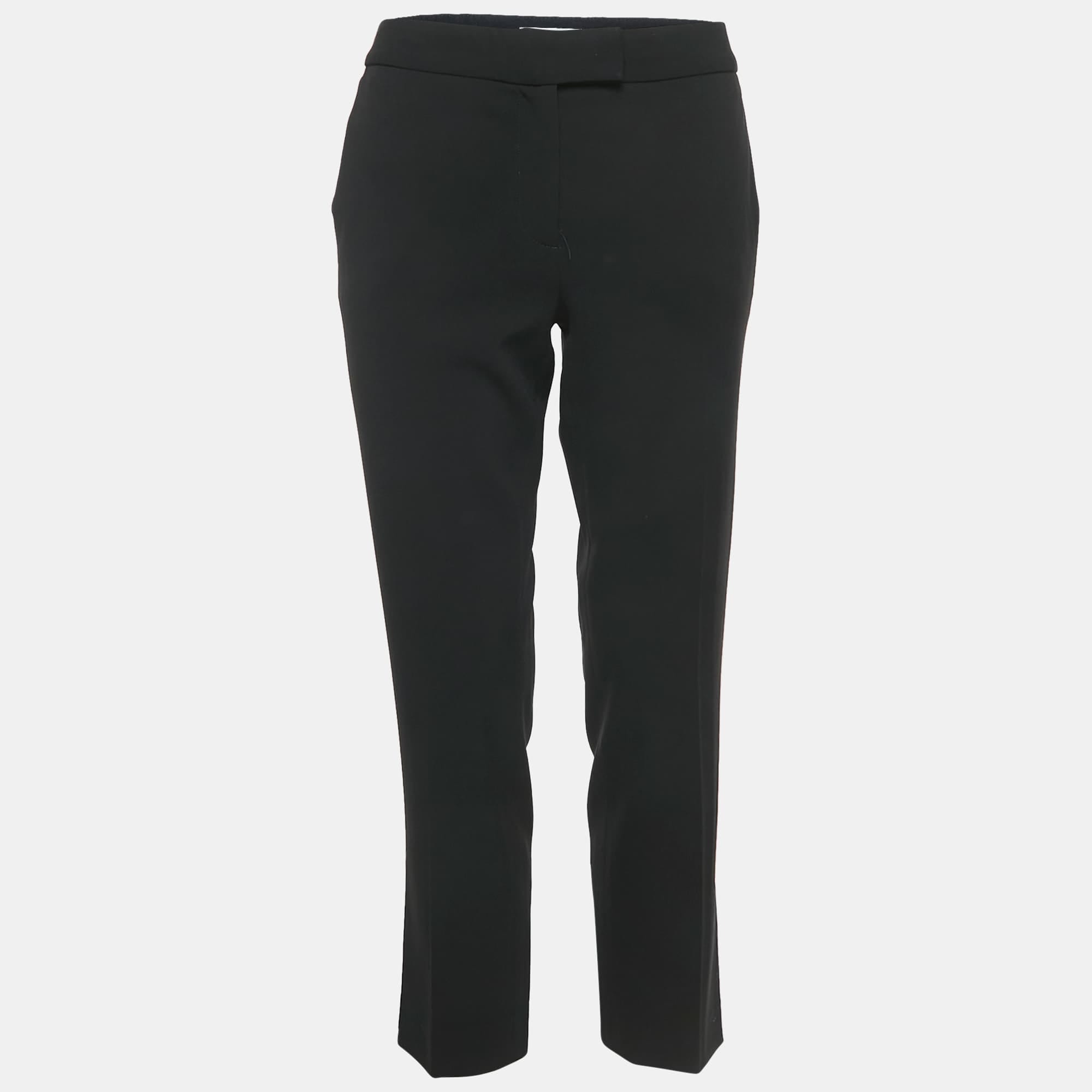 And Cheap And Chic Black Crepe Formal Trousers