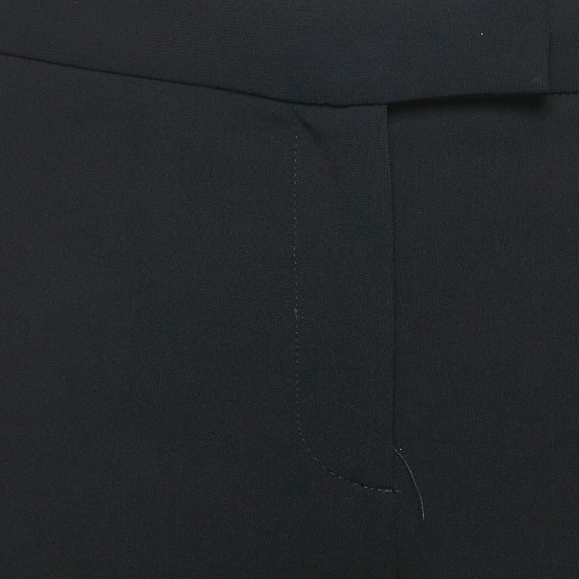 And Cheap And Chic Black Crepe Formal Trousers