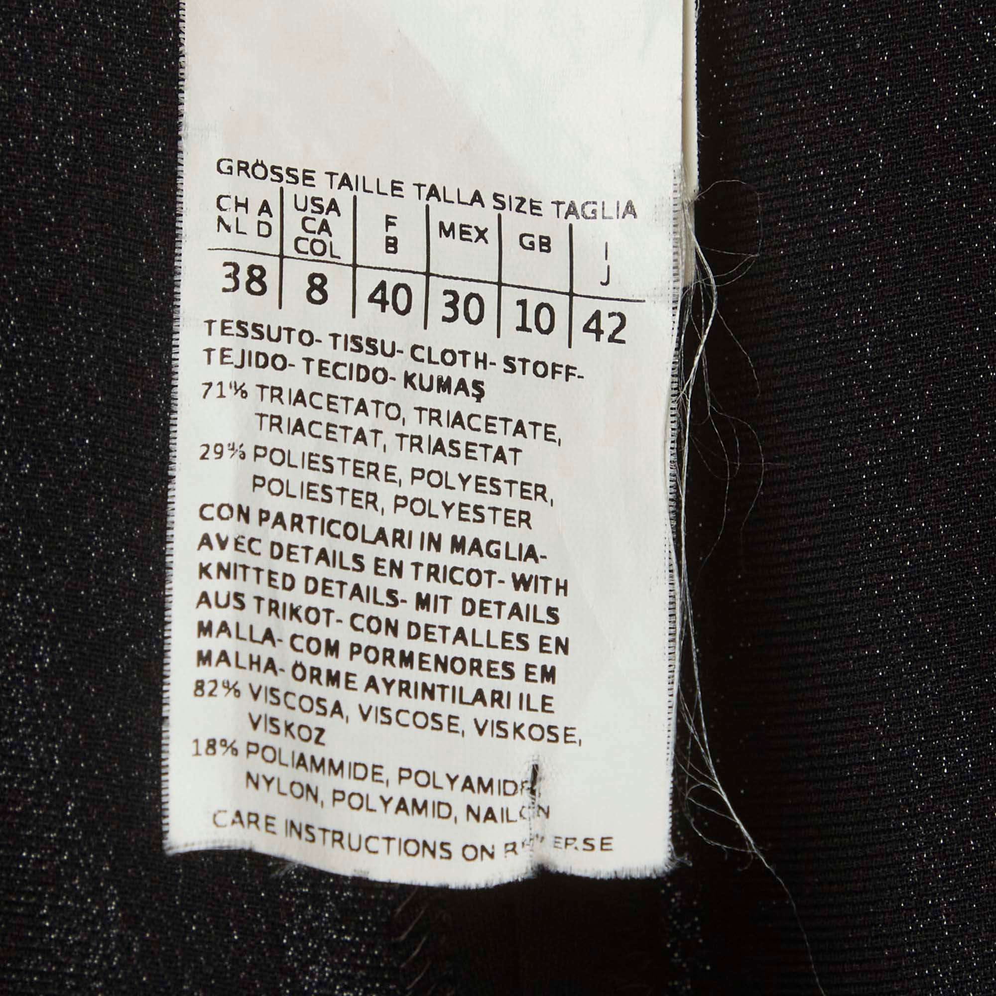 Max Mara Studio Black Crepe And Knit Joggers
