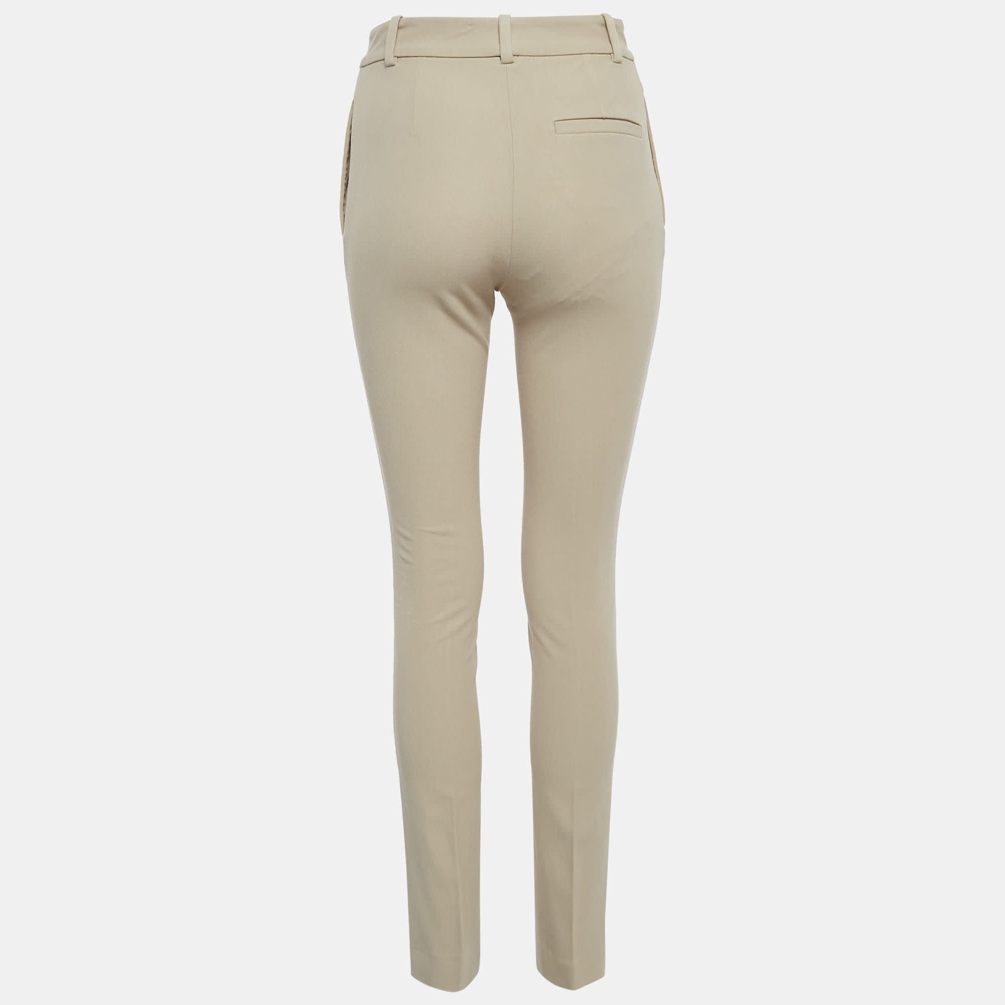 GABARDINE Joseph Beige Gabardine Straight Fit Trousers