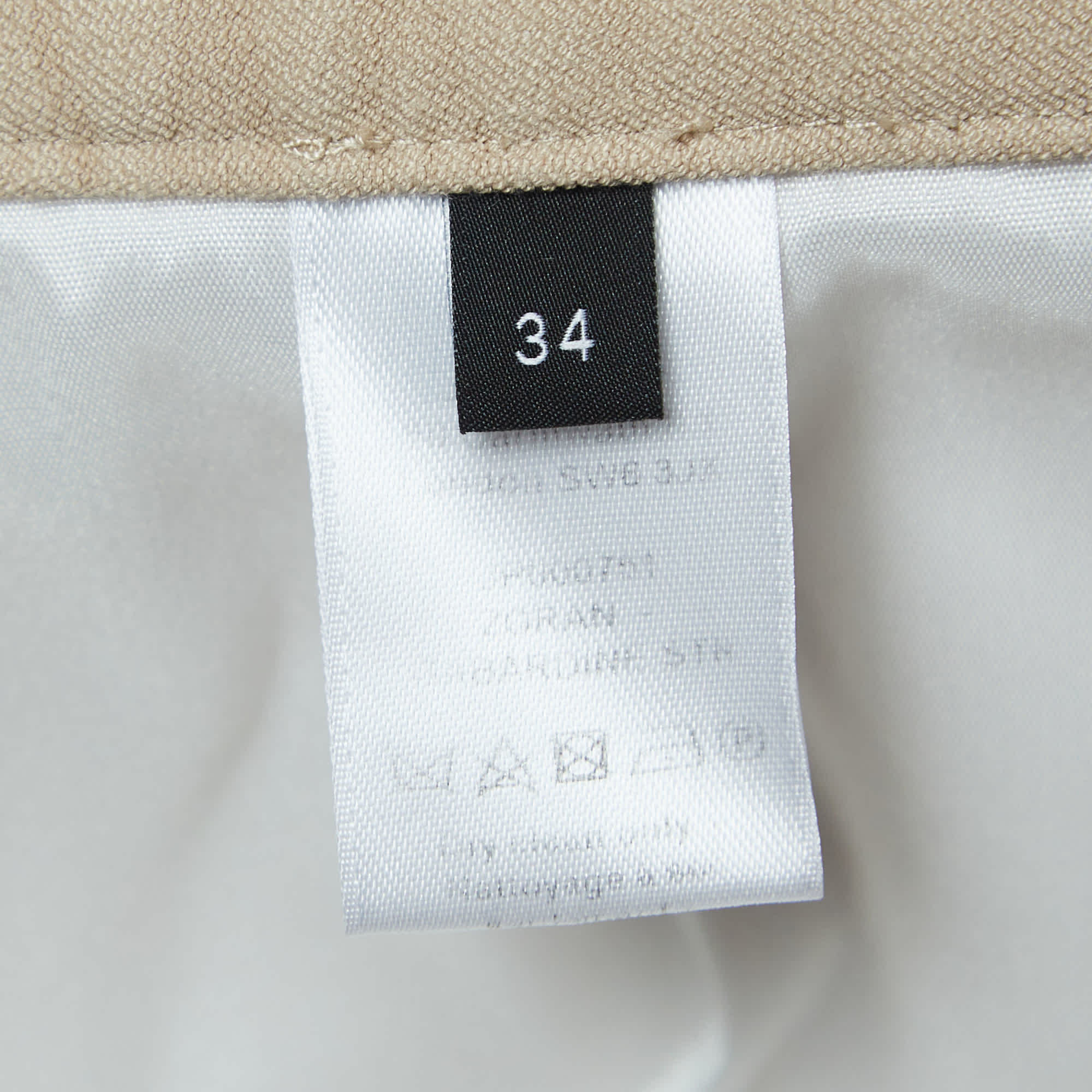 GABARDINE Joseph Beige Gabardine Straight Fit Trousers