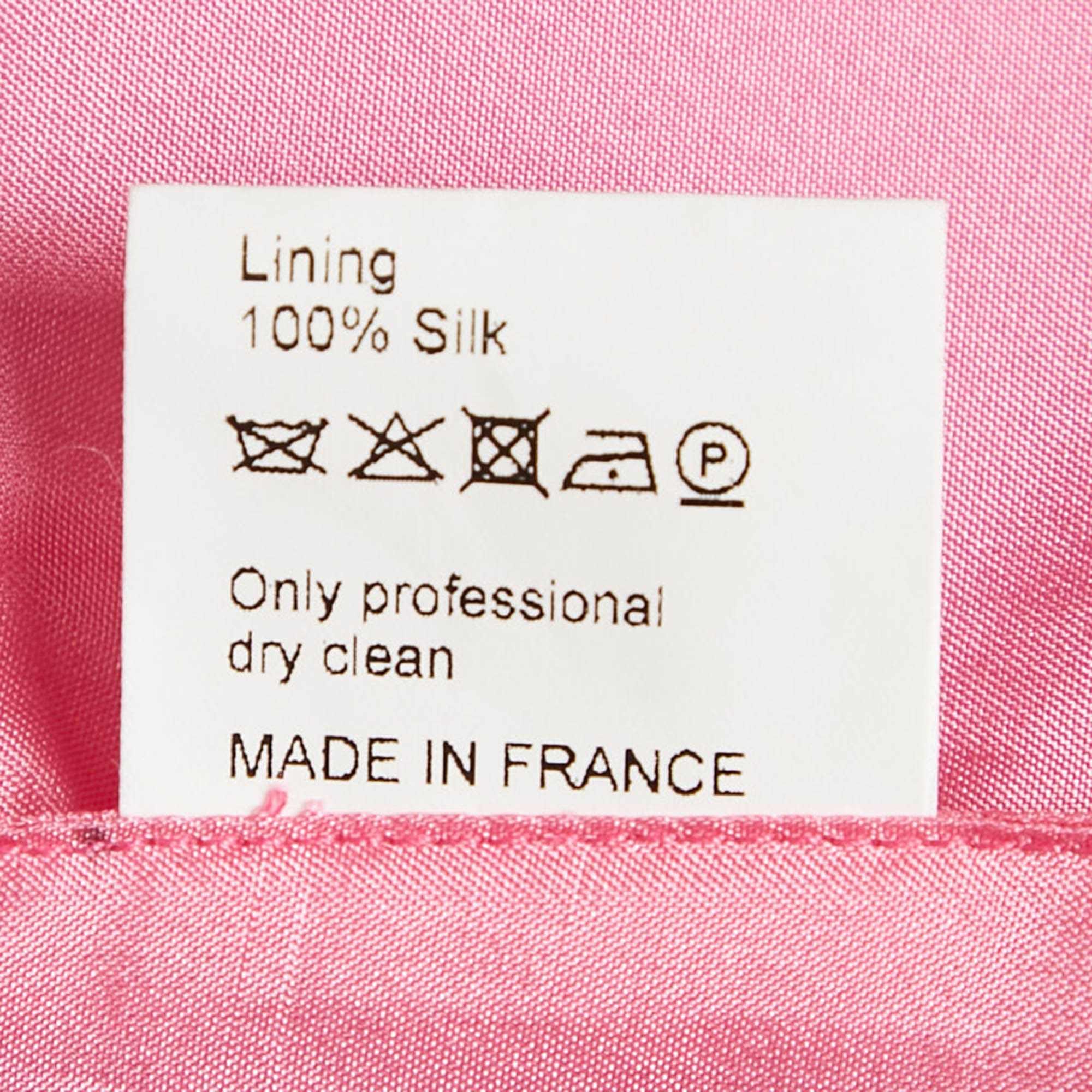 Ingie Paris Pink Lurex Jacquard Shorts