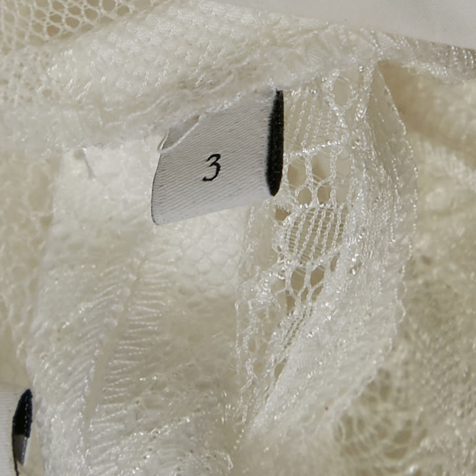 White Cotton Lace Trimmed A - Line Blouse