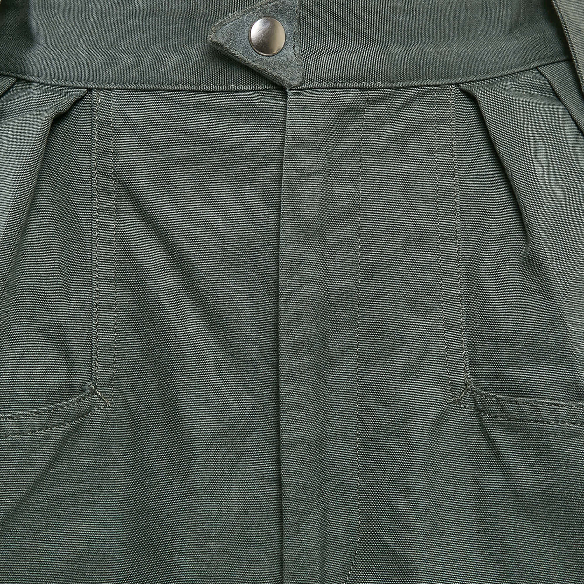 Etoile Green Cotton Shorts