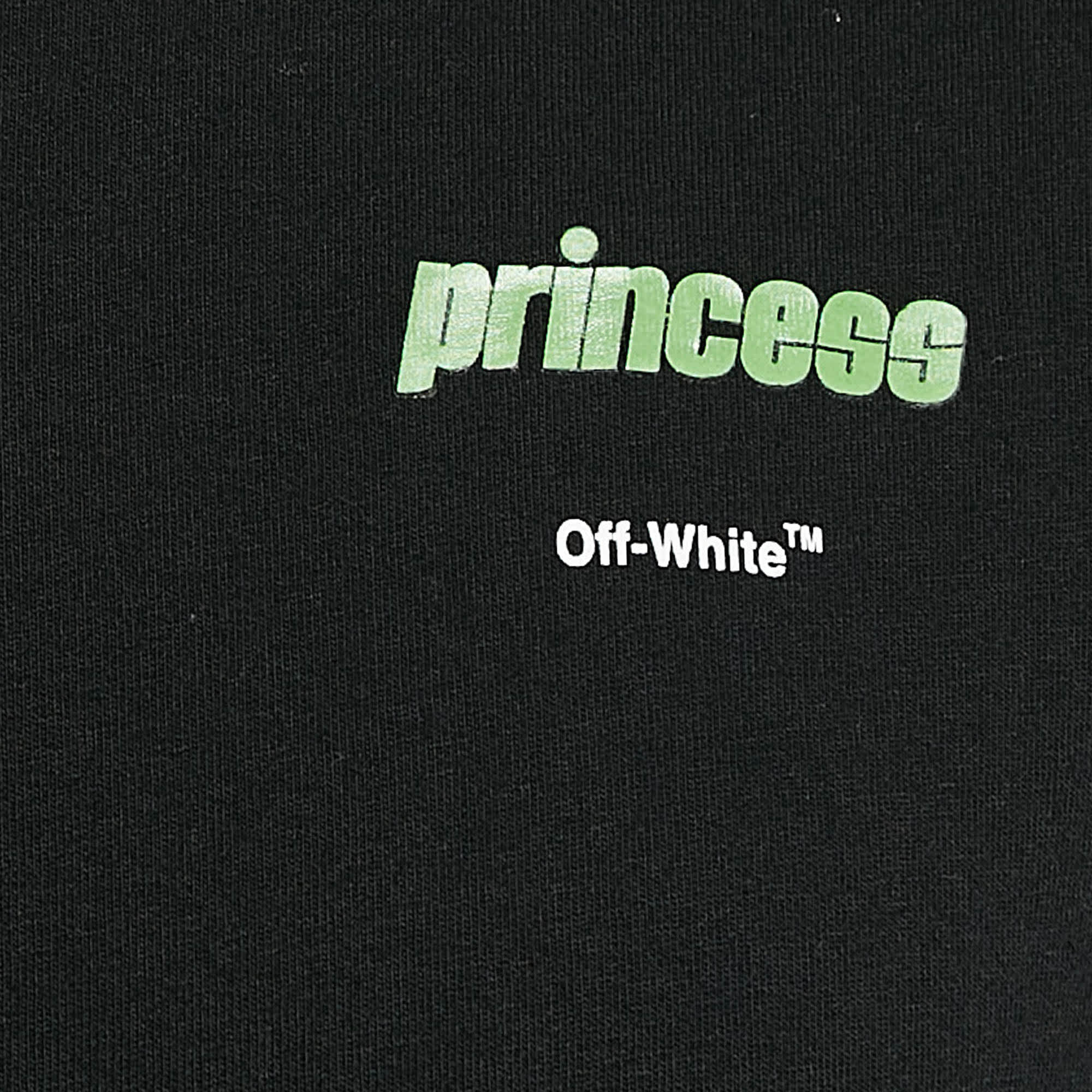PRINCESS Black Princess Print Cotton T - Shirt