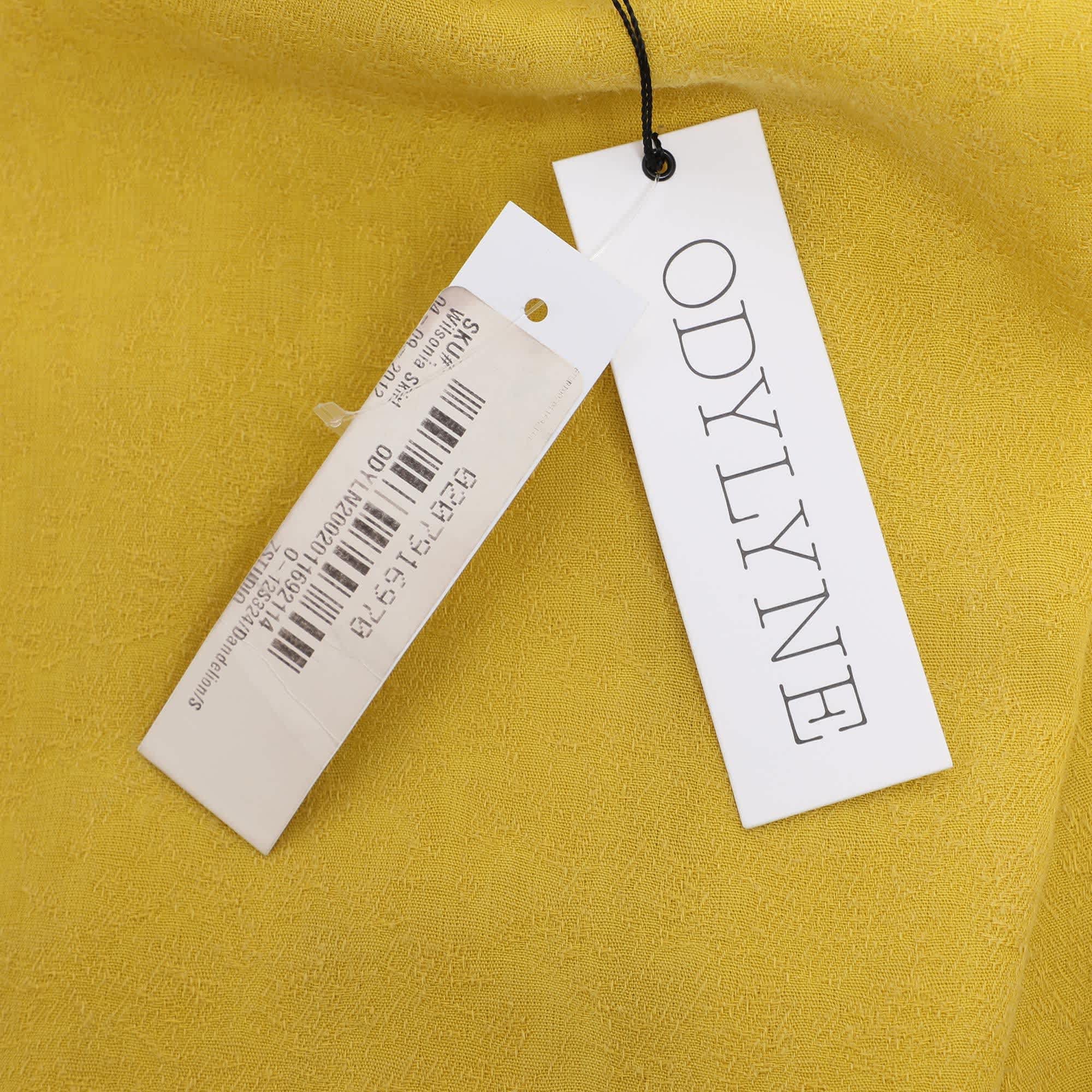 Yellow Odylyne Yellow Jacquard Wilsonia Maxi Skirt