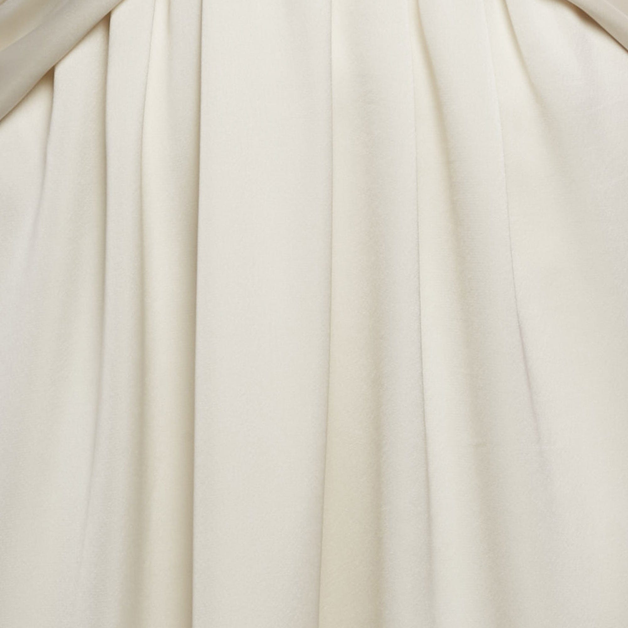 Ramy Brook Ivory White Satin Cut - Out Irene Dress