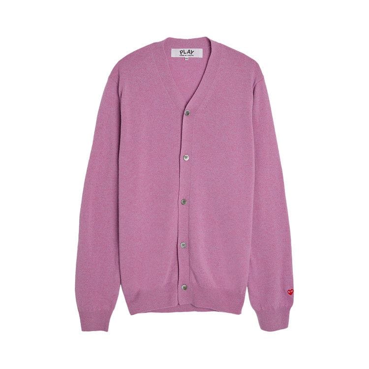 Comme des Garçons PLAY Small Heart Cardigan Purple
