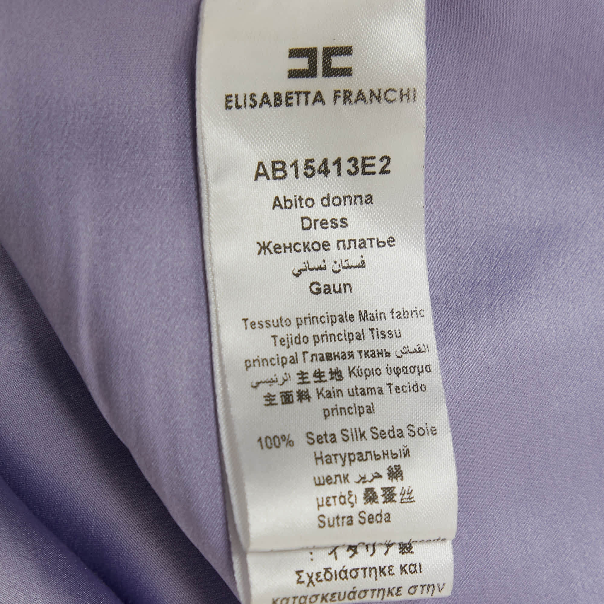 Purple Satin Ruched Mini Dress
