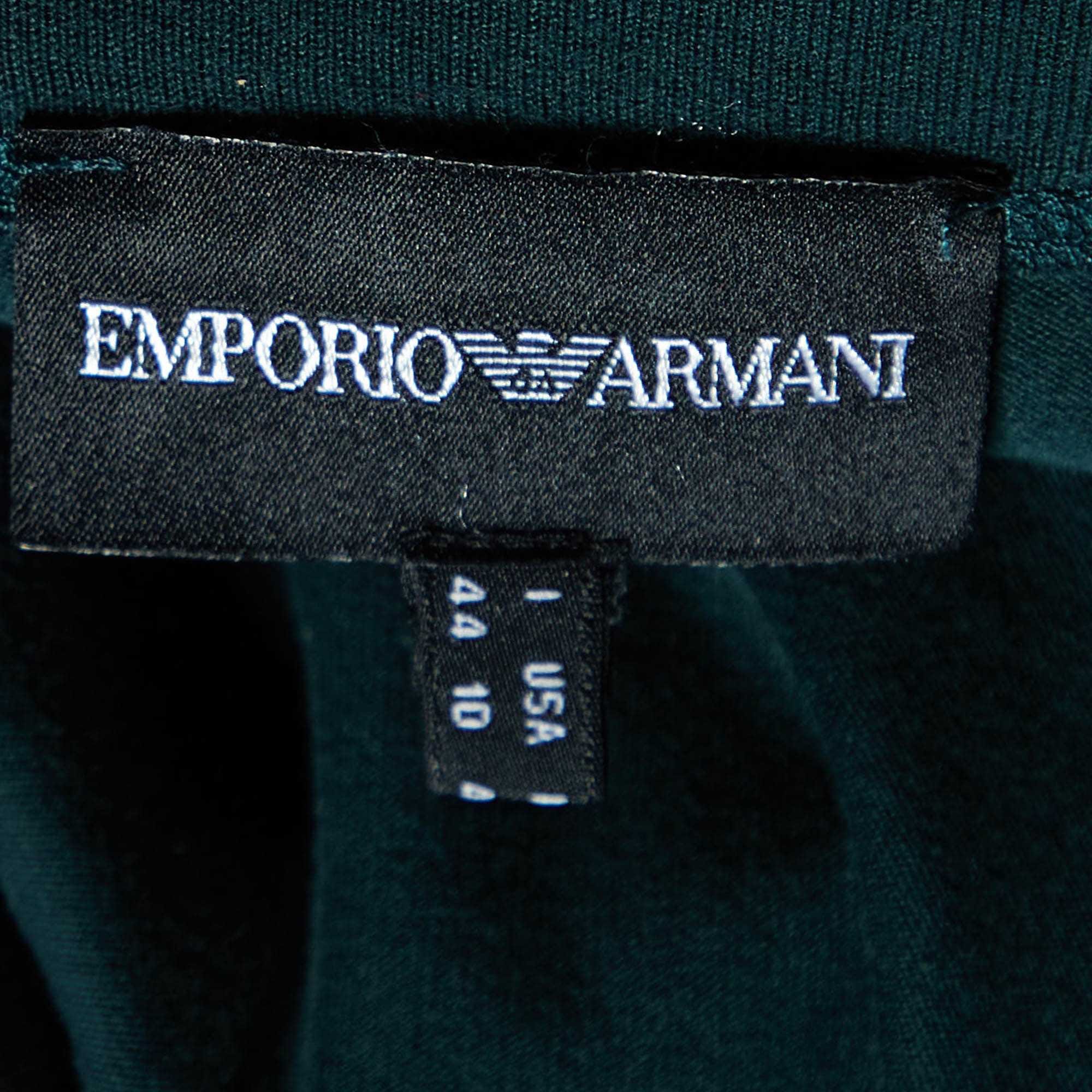 Logo Green Logo Print Cotton Crew Neck T - Shirt