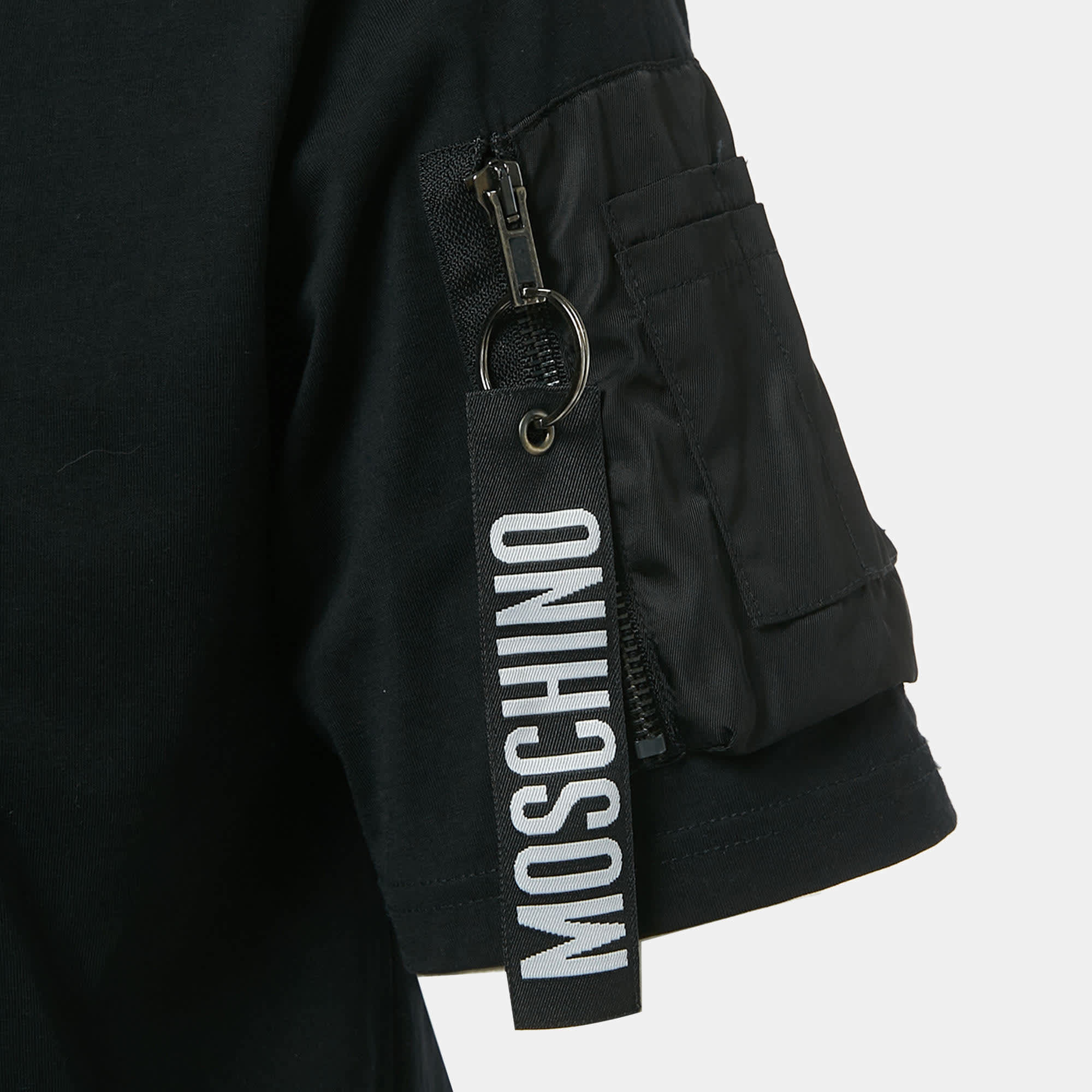 Couture Black Jersey Crew - Neck T - Shirt