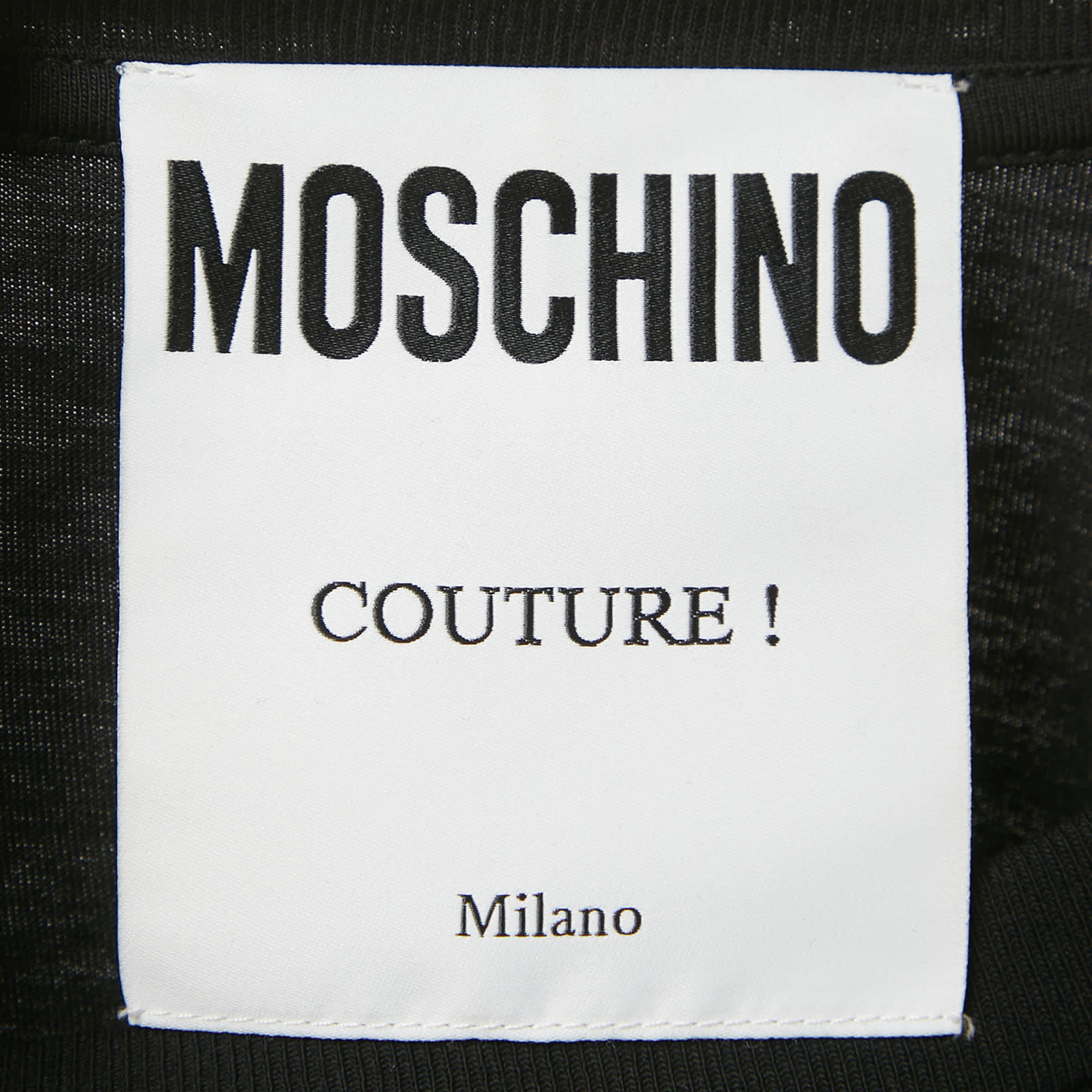 Couture Black Jersey Crew - Neck T - Shirt