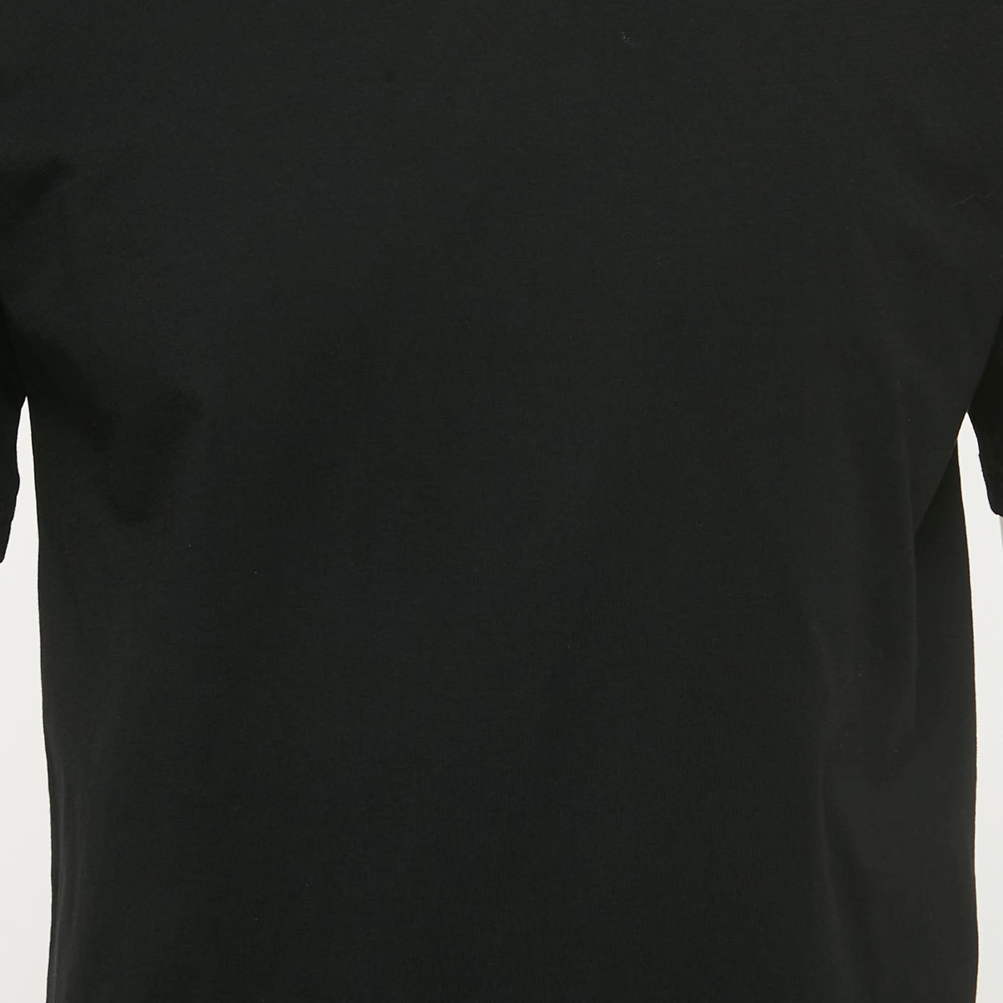 Couture Black Jersey Crew - Neck T - Shirt