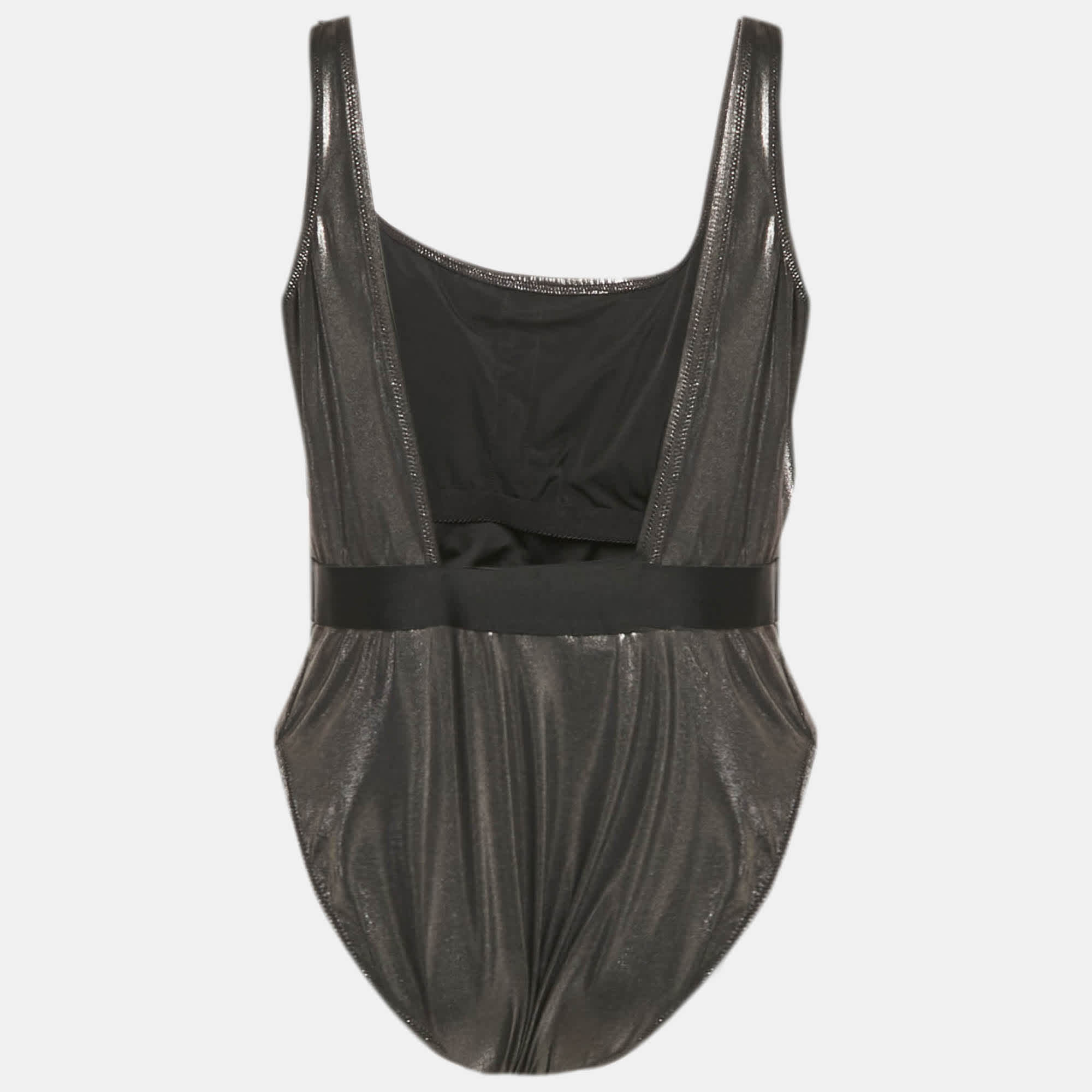 XXL Silver Lamé Swimsuit Xxl