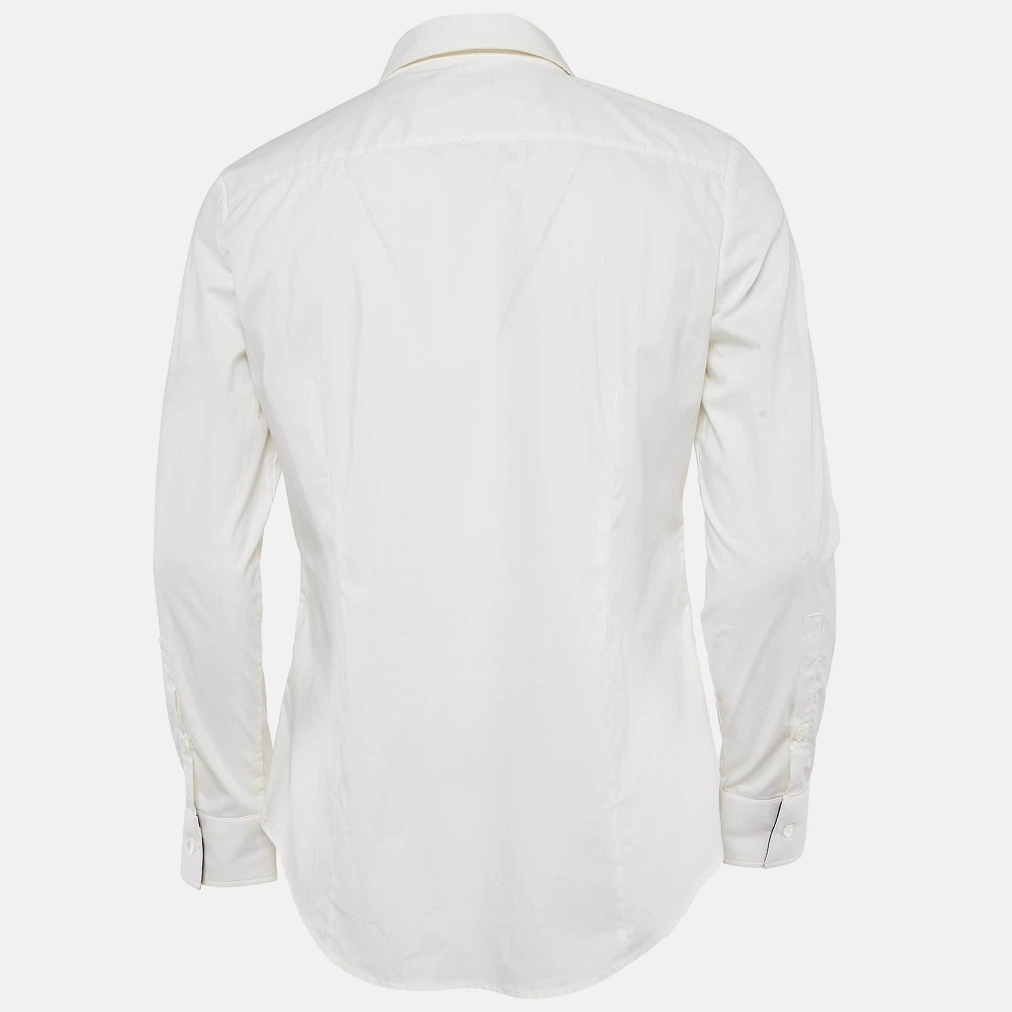 WHITE* London White Cotton Button Front Shirt