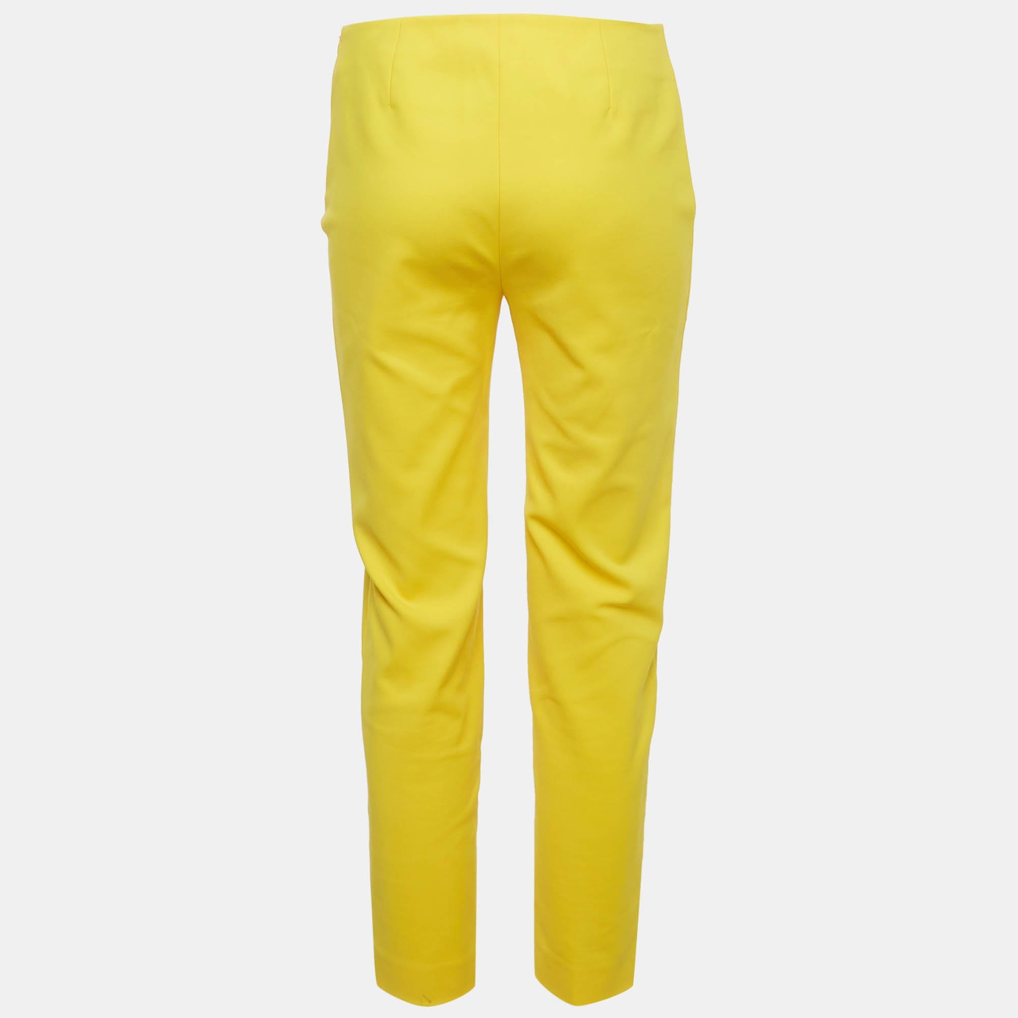 GABARDINE Missoni Yellow Gabardine Straight Fit Pants