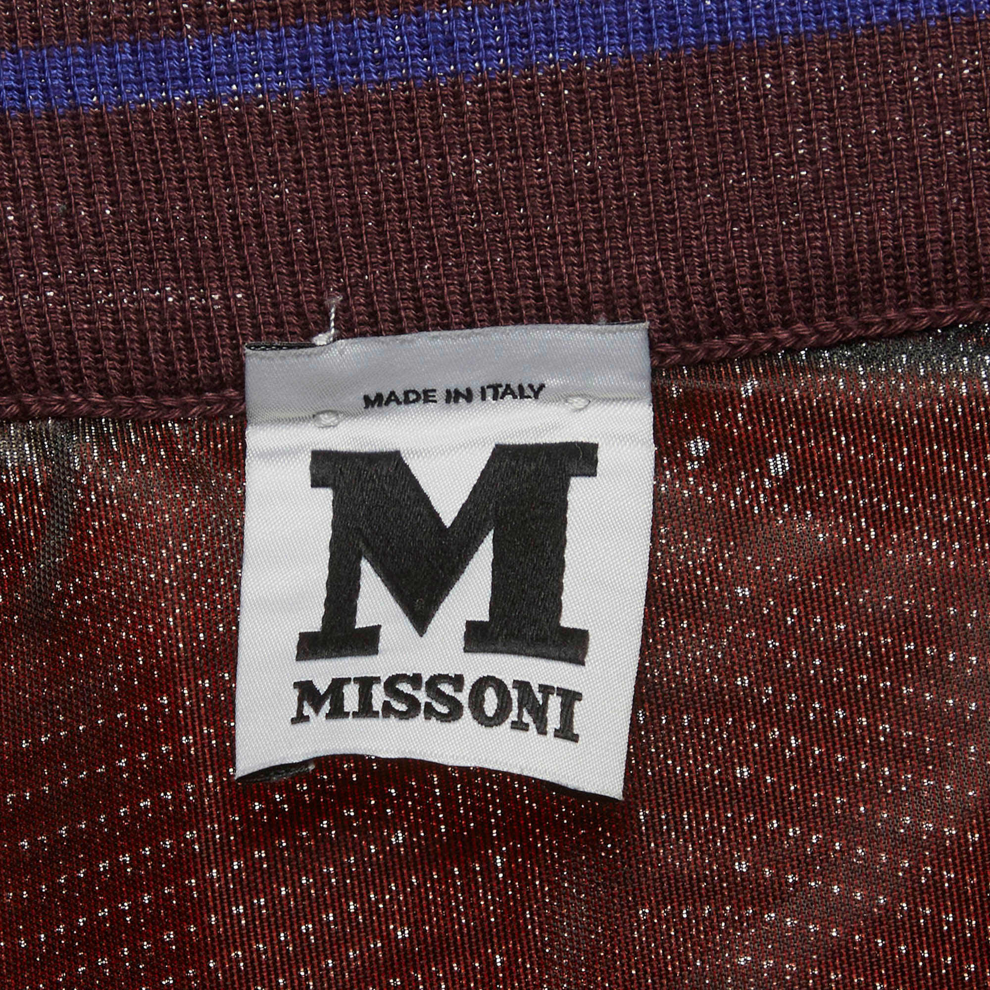 M Missoni Multicolour Knitted Mini Skirt
