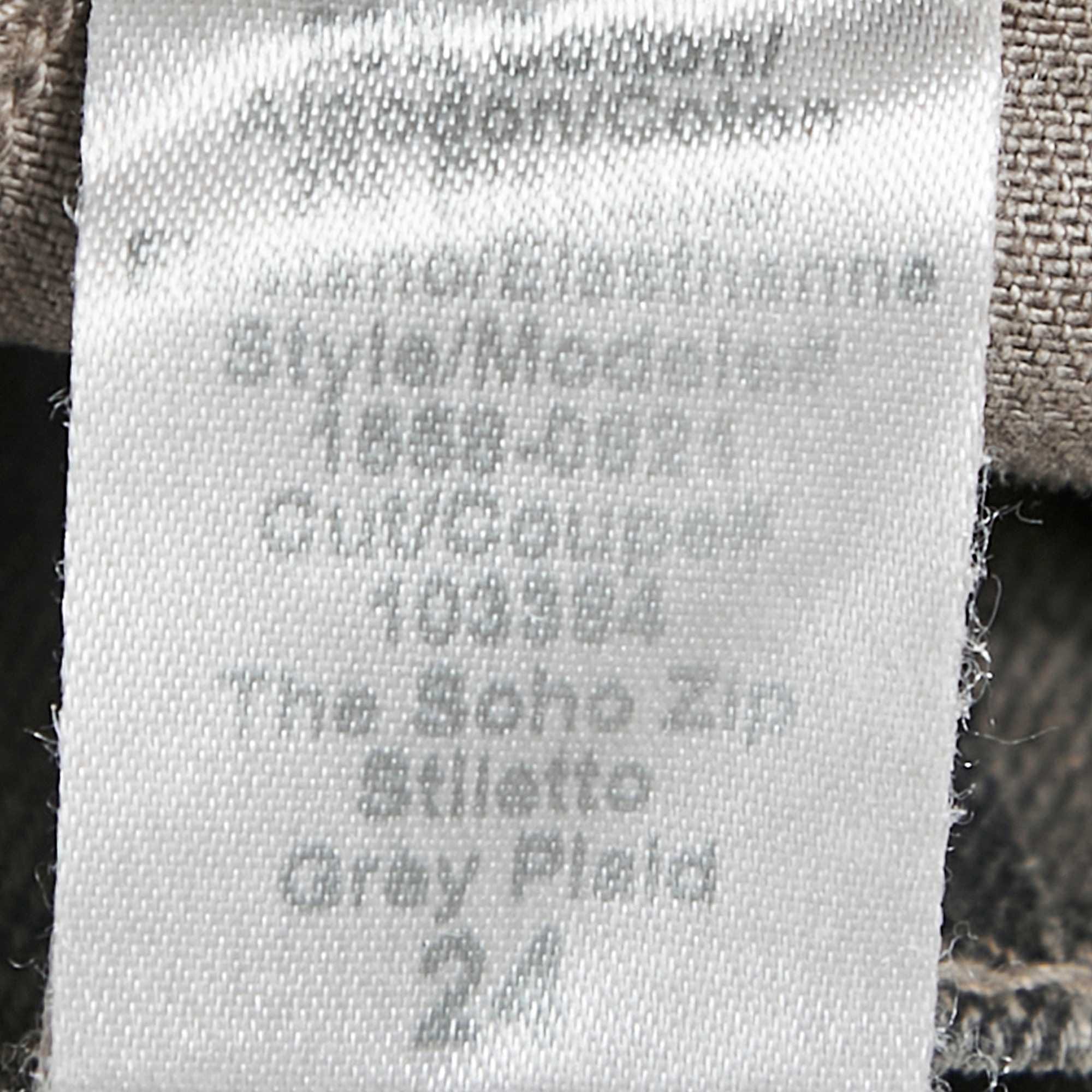 SOHO Grey Plaid Cotton Soho Zip Stiletto Pants S Waist 24"