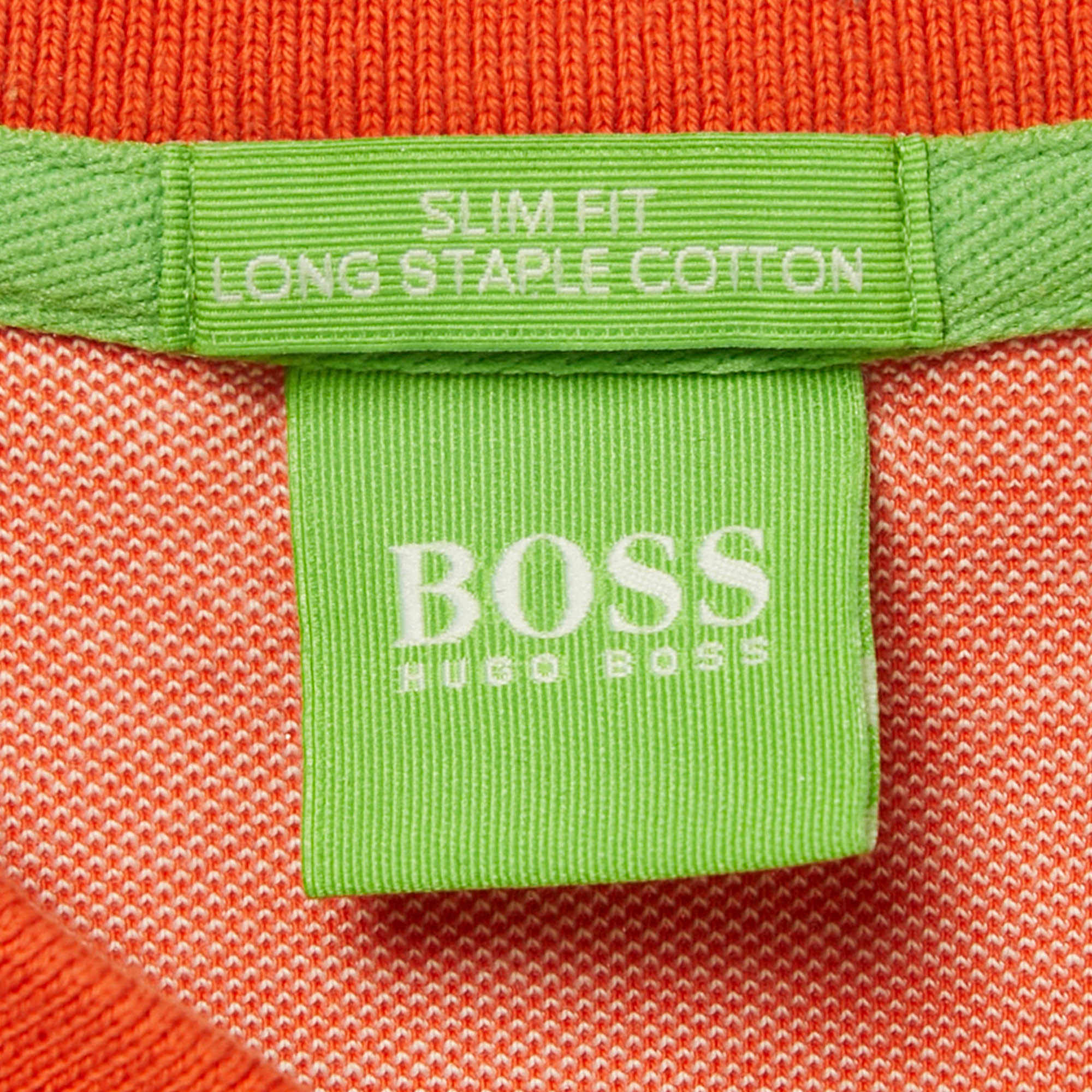 Polo Orange Cotton Paule 4 Polo T - Shirt
