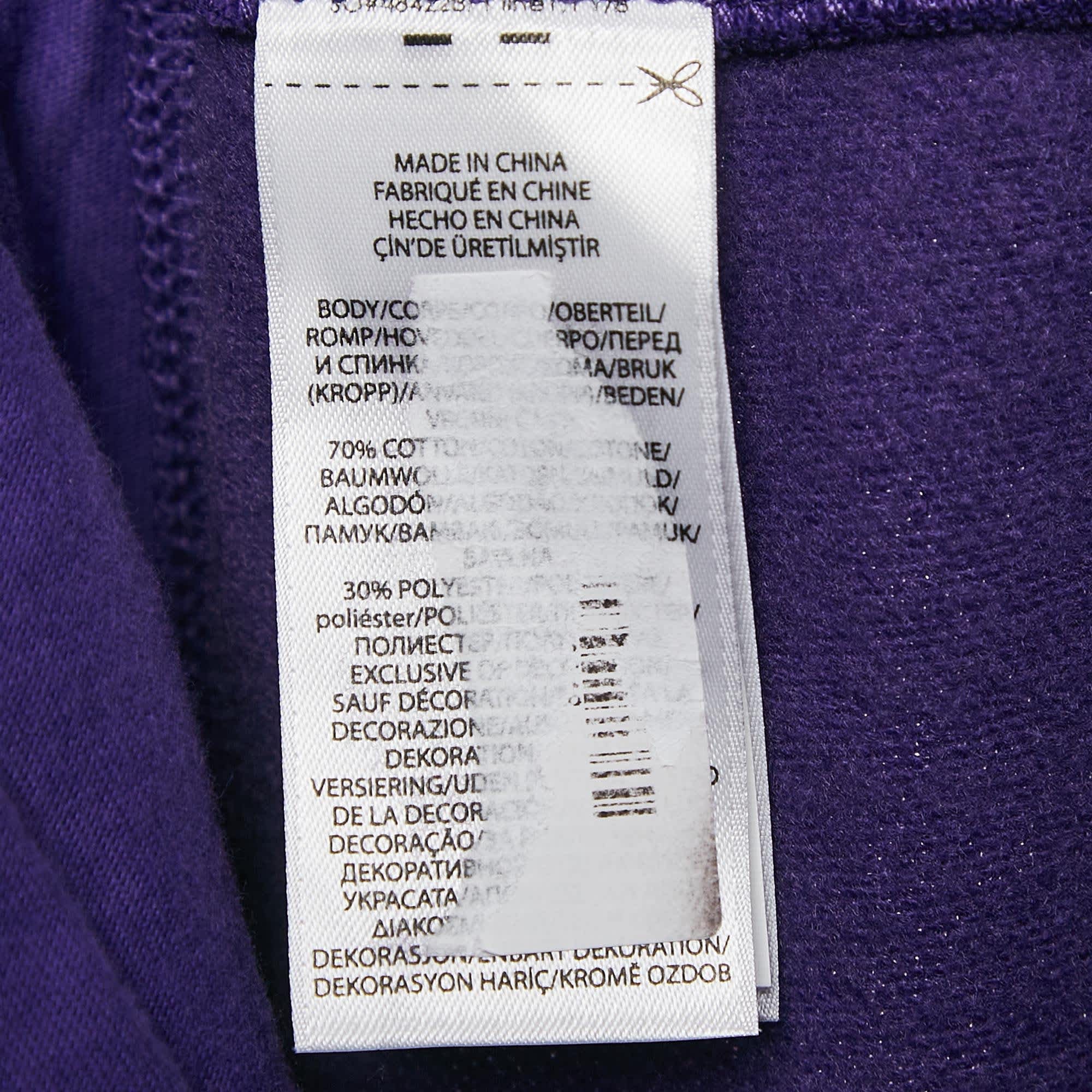 Ralph Lauren Purple Polo Ralph Lauren Purple Cotton Blend Knit Trackpants