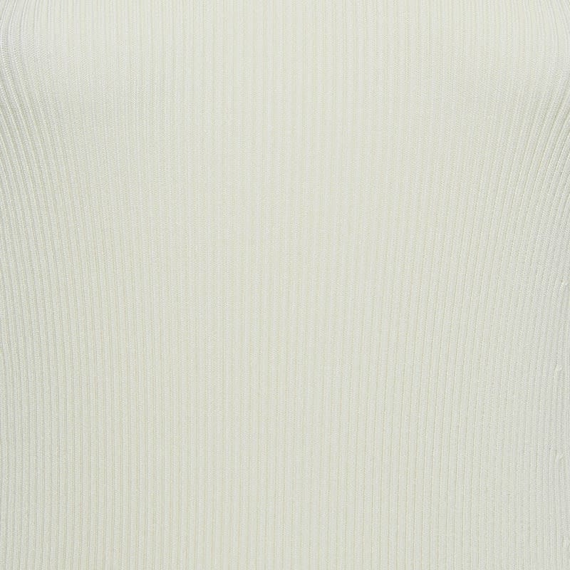 Jonathan Simkhai Ivory White Rib Knit Tabitha Dress