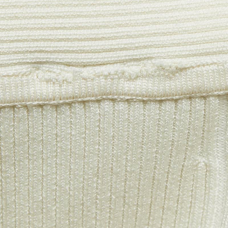 Jonathan Simkhai Ivory White Rib Knit Tabitha Dress