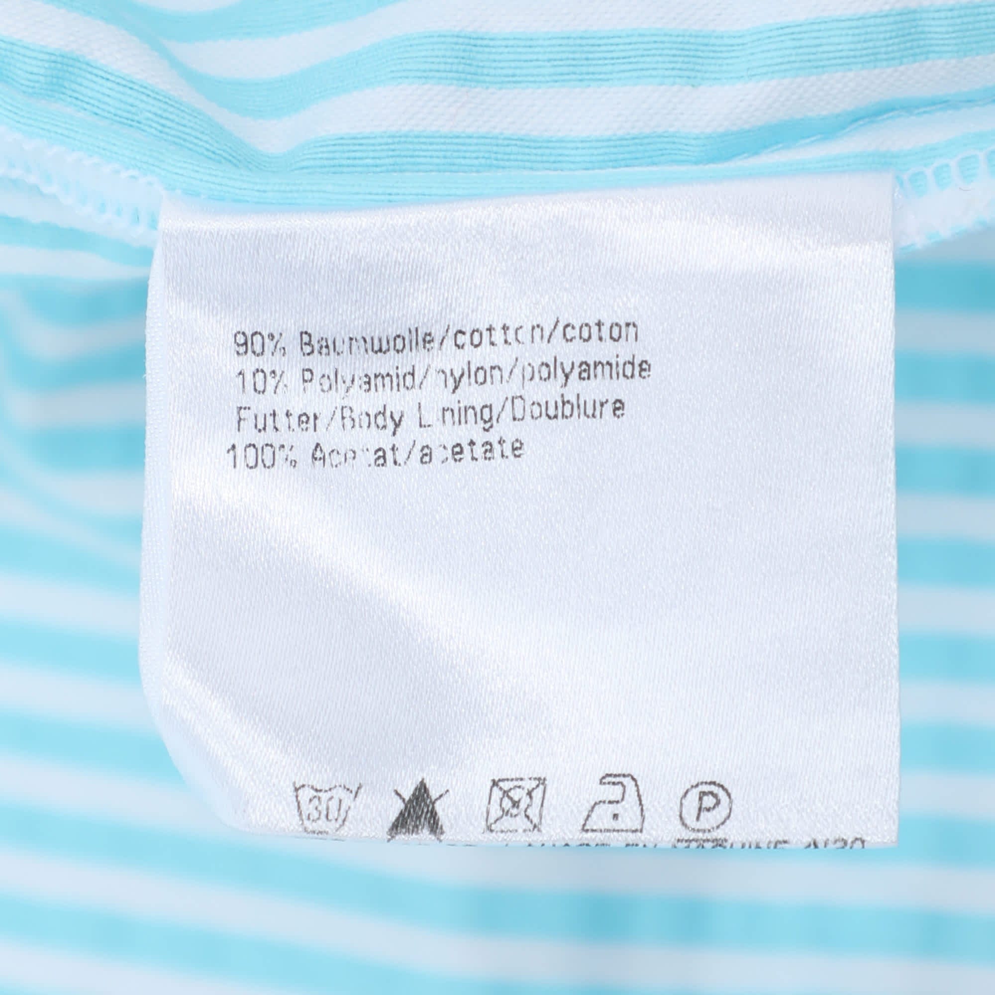 BLEND Basler Light Blue Stripe Cotton Blend Single Breasted Blazer