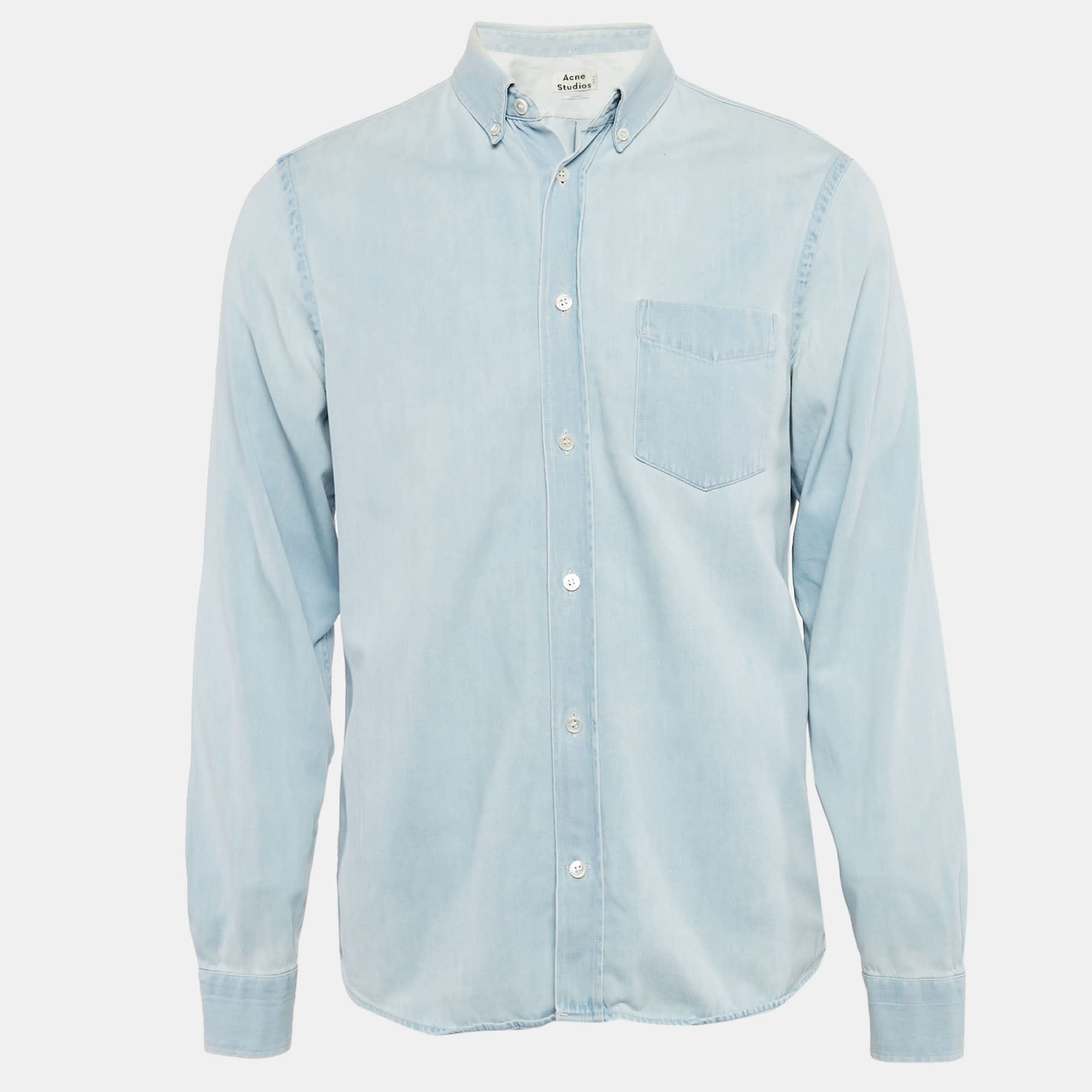 Blue Isherwood Denim Long Sleeve Shirt