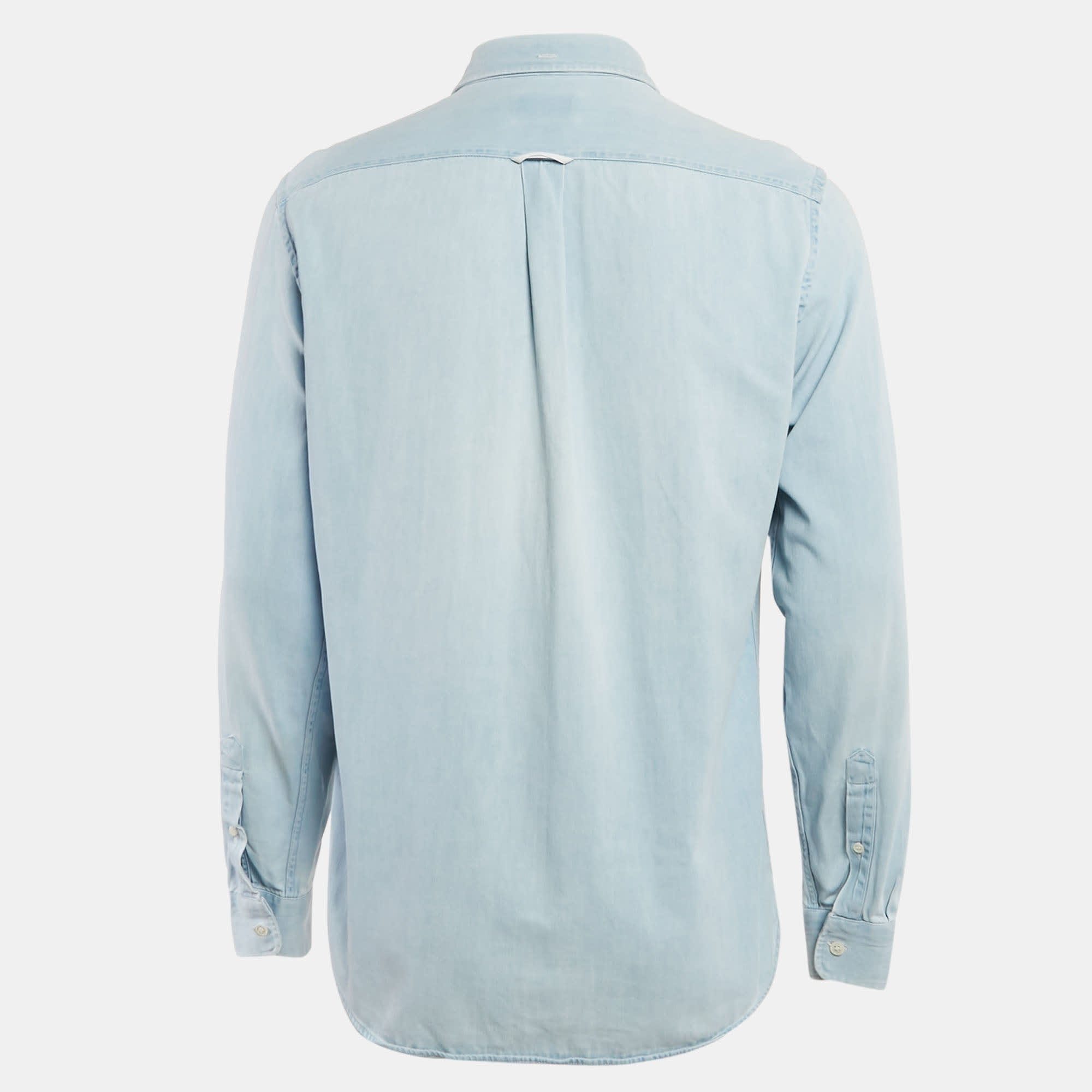 Blue Isherwood Denim Long Sleeve Shirt