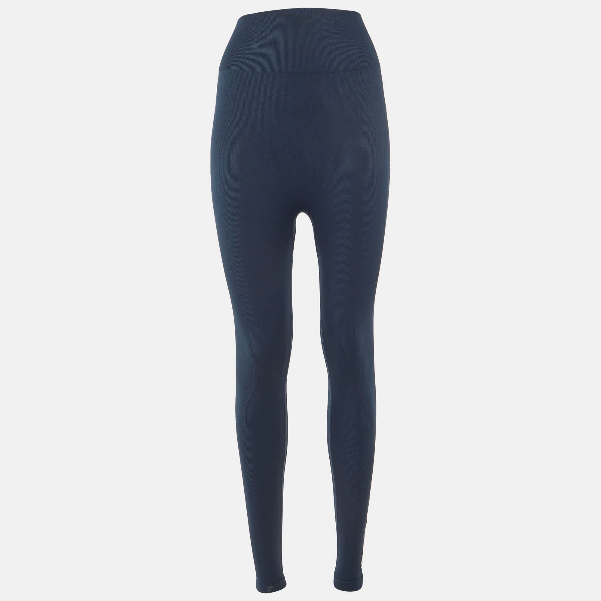 Blue Leisure Blue Logo Jersey Leggings